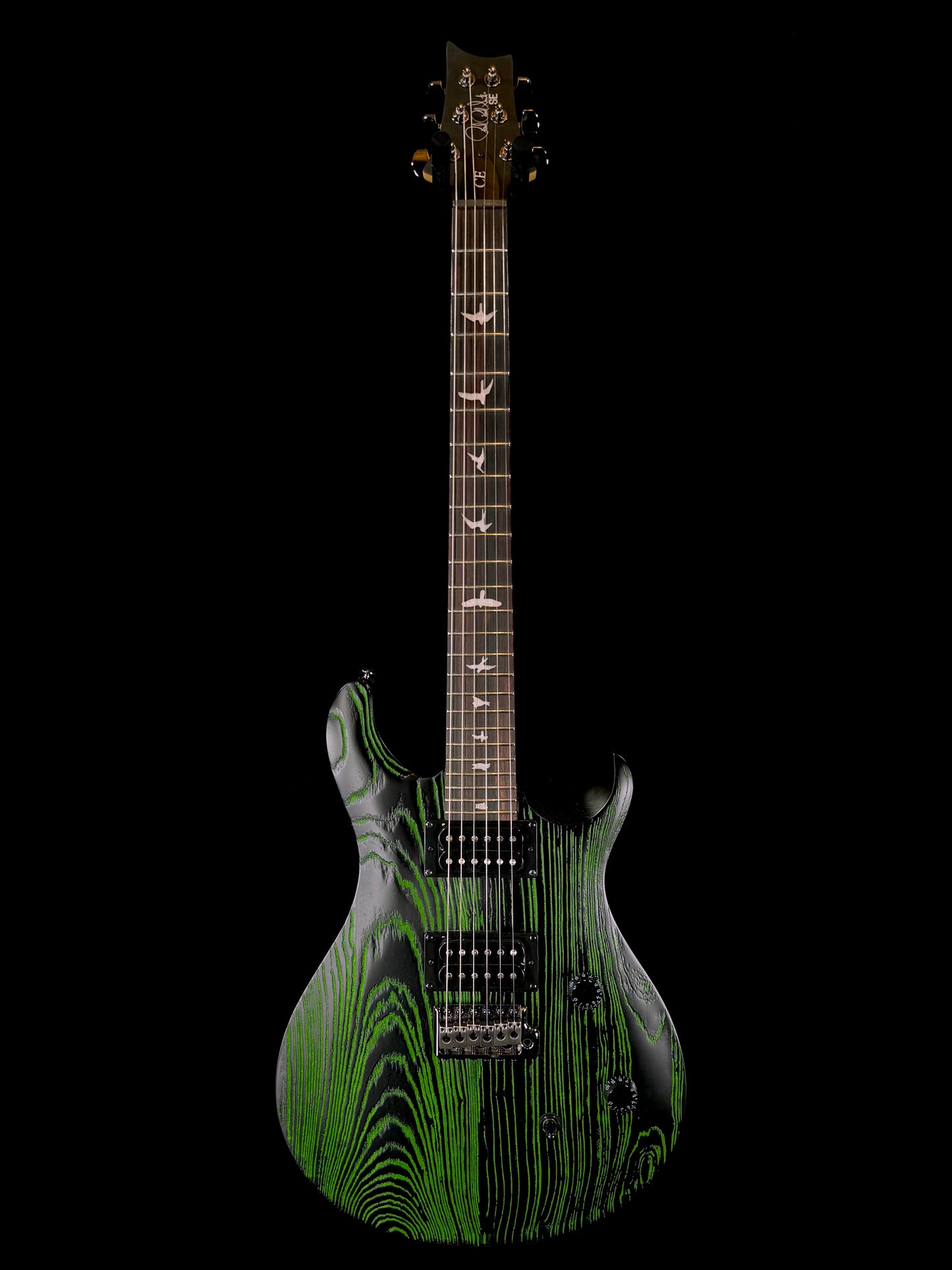 PRS SE Swamp Ash CE 24 "Sandblasted" Limited Edition | Sandblasted Green