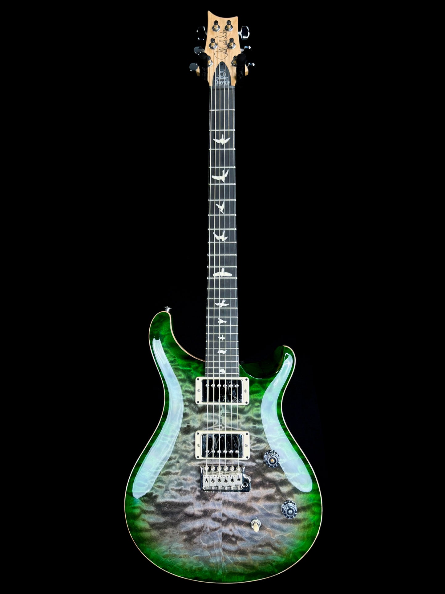 PRS CE 24 Quilt Limited Edition | Faded Grey Black Green Burst (Pre-Owned)