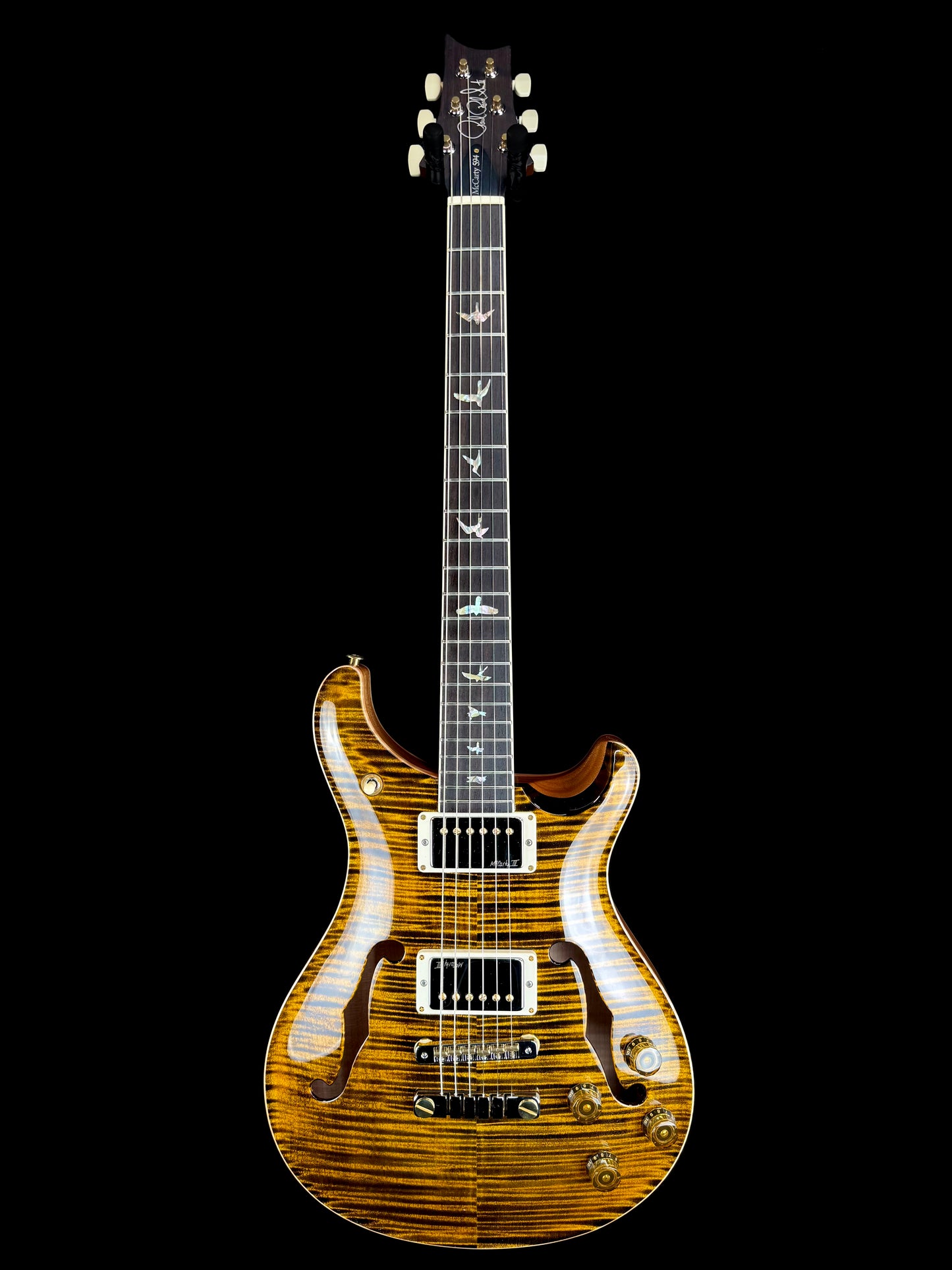 PRS McCarty 594 Hollowbody II "10 Top" | Yellow Tiger