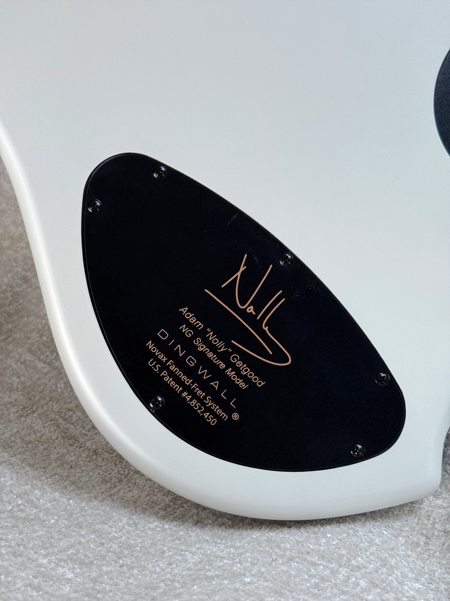 Dingwall Guitars Adam "Nolly" Getgood NG Signature 4 String | Matte Ducati Pearl White