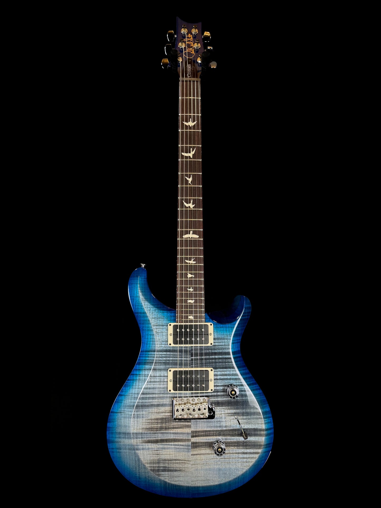 PRS S2 Custom 24 | Faded Gray Black Blue Burst