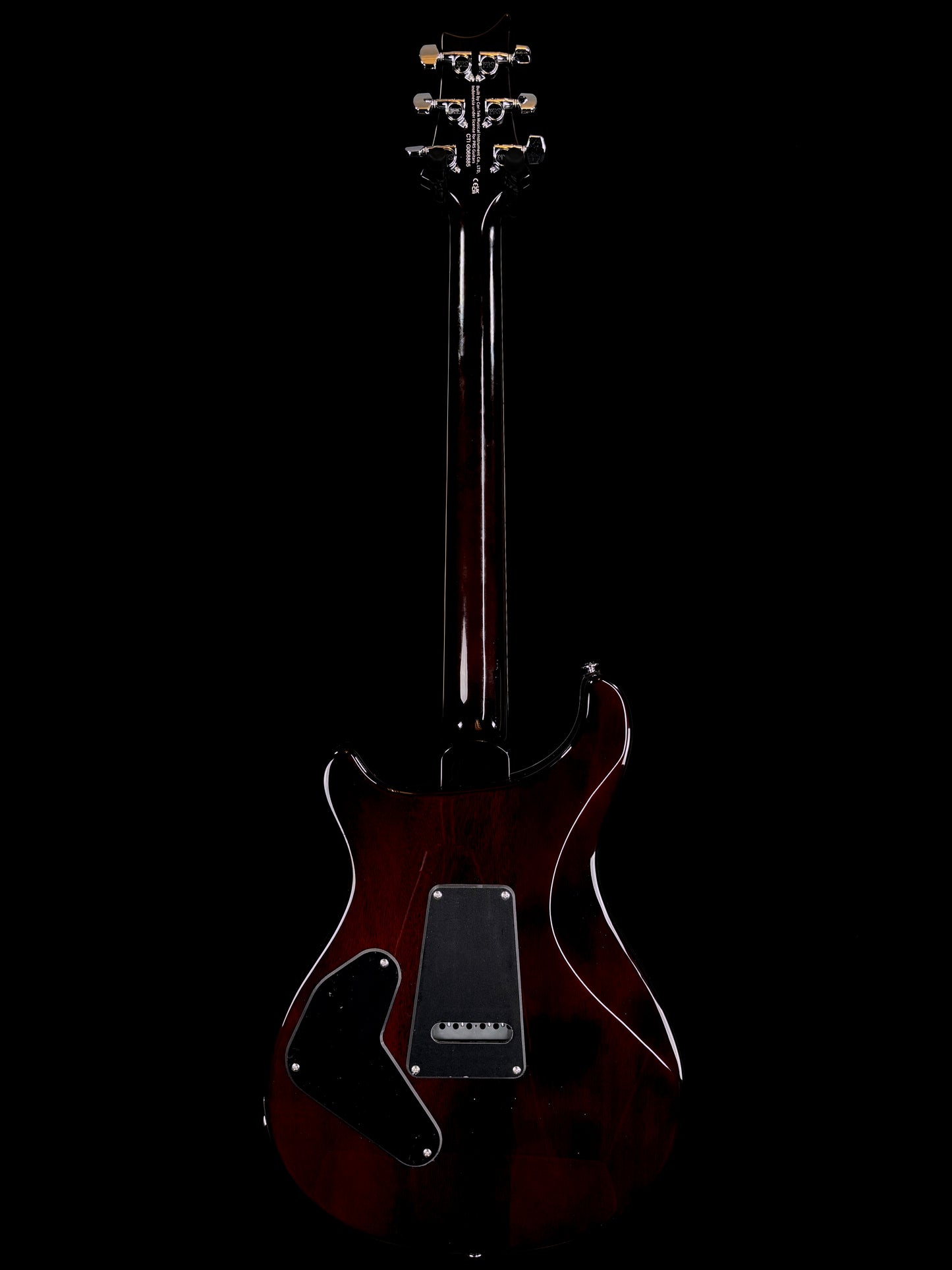 PRS SE Custom 24 Semi-Hollow Piezo | Orange Tiger Smokeburst