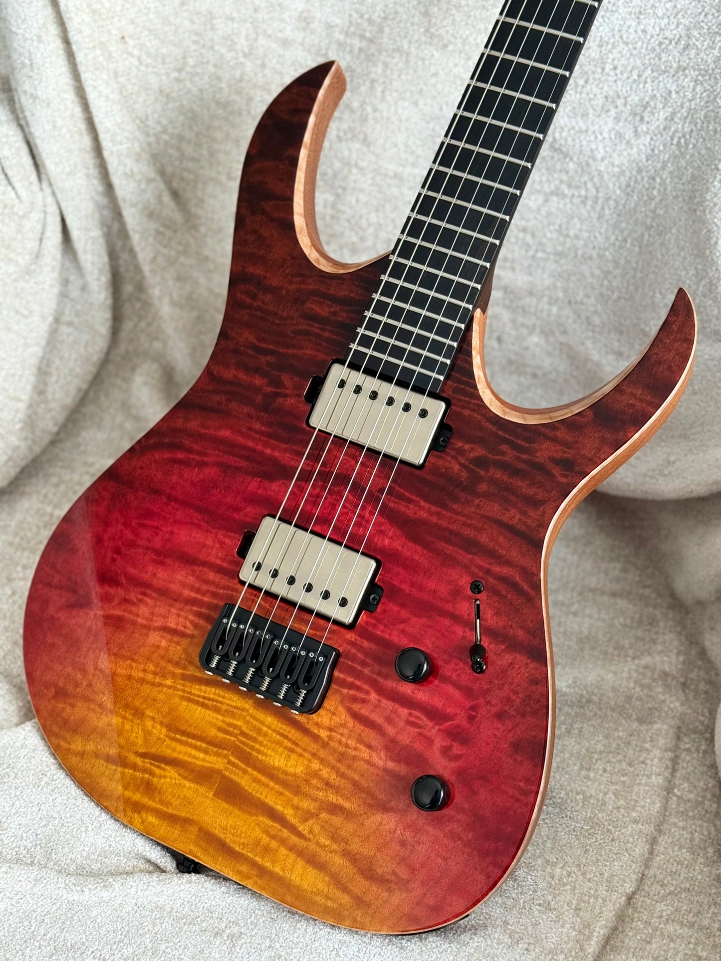 Mayones Duvell Elite 6 | Custom Color Fire Fade