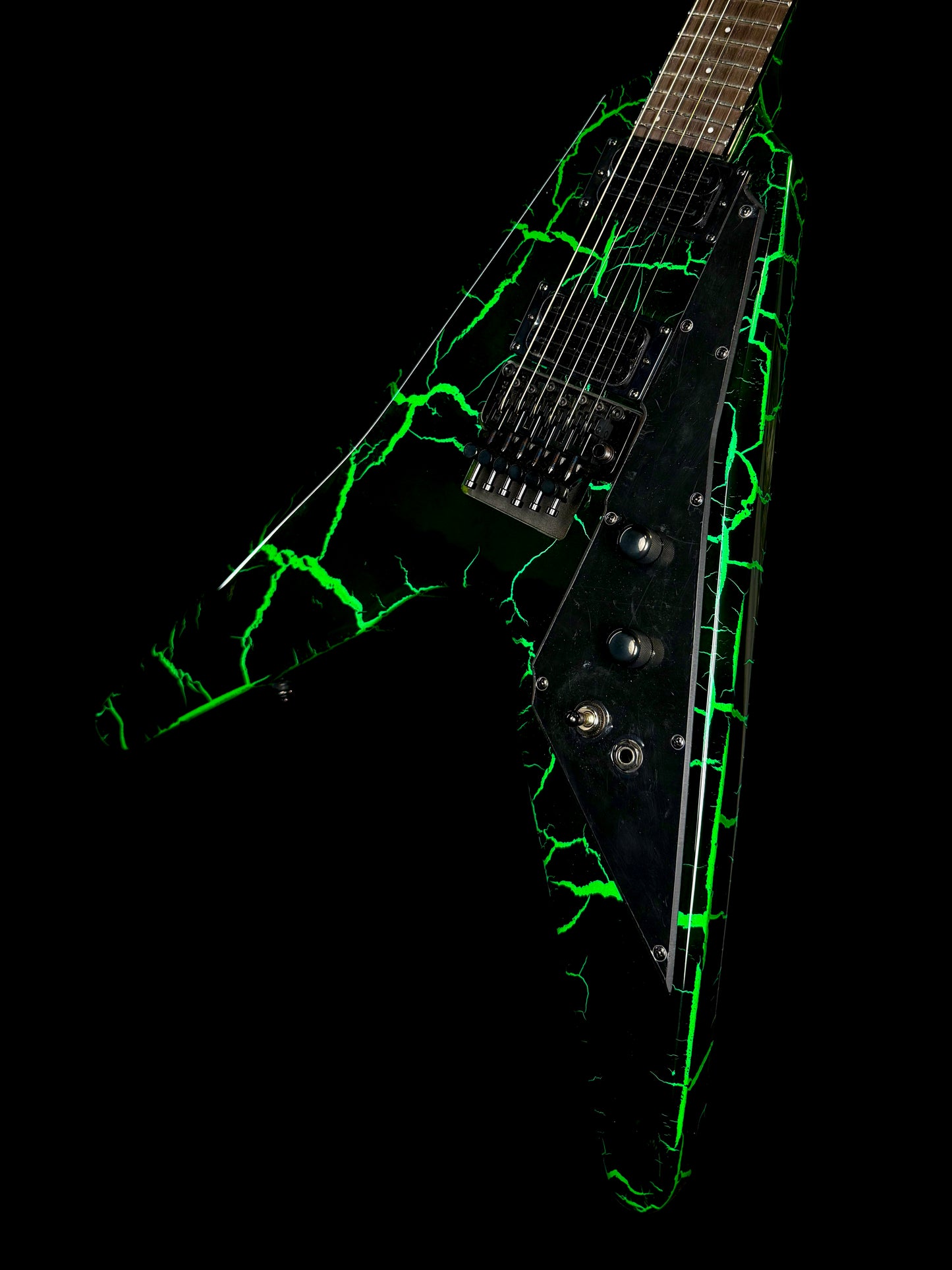 Dunable Asteroid DE | Black/Green Crackle