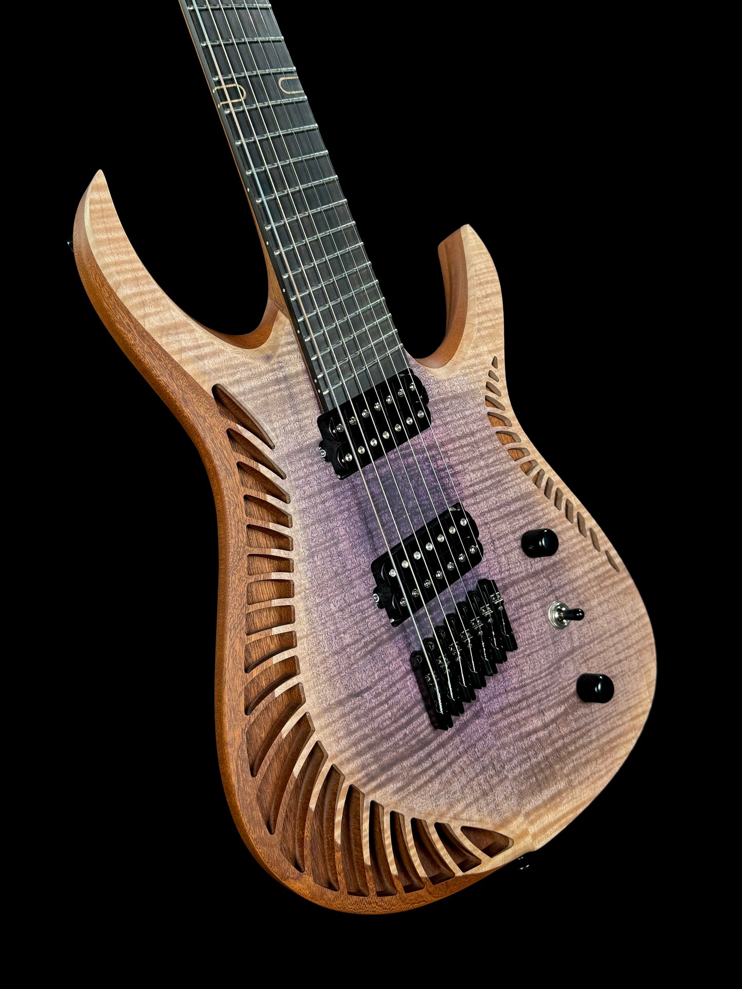 OD Guitars Venus 7 | Matte Purple Mid Burst