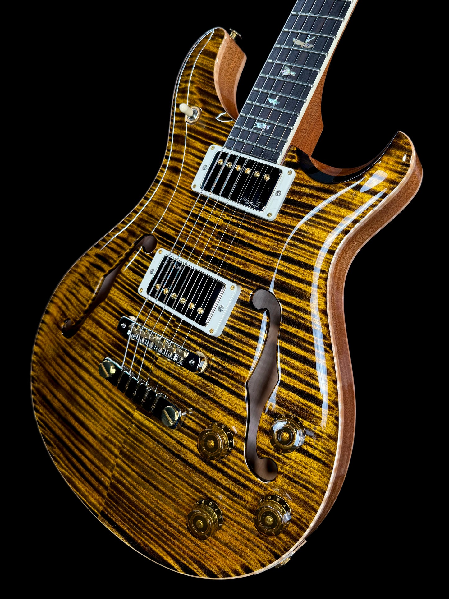 PRS McCarty 594 Hollowbody II "10 Top" | Yellow Tiger