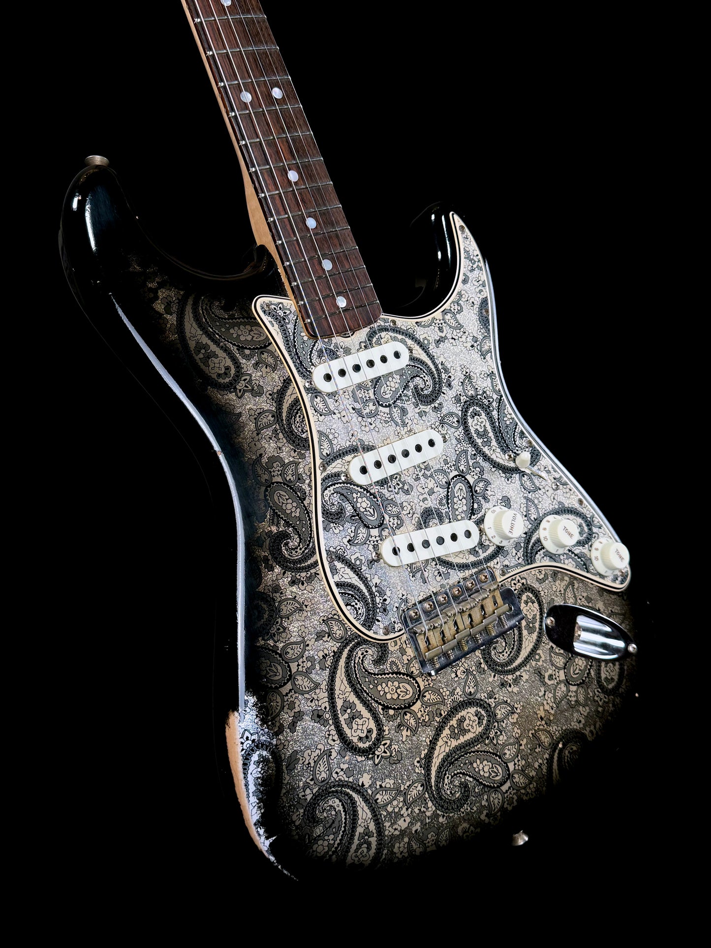 Fender Custom Shop 1969 Black Paisley Stratocaster Relic | Namm Limited Edition
