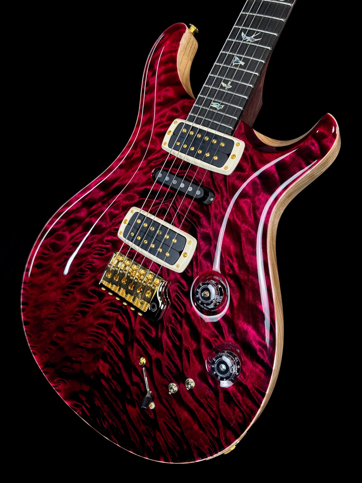 PRS Modern Eagle V "10 Top" Wood Library | Red Tiger