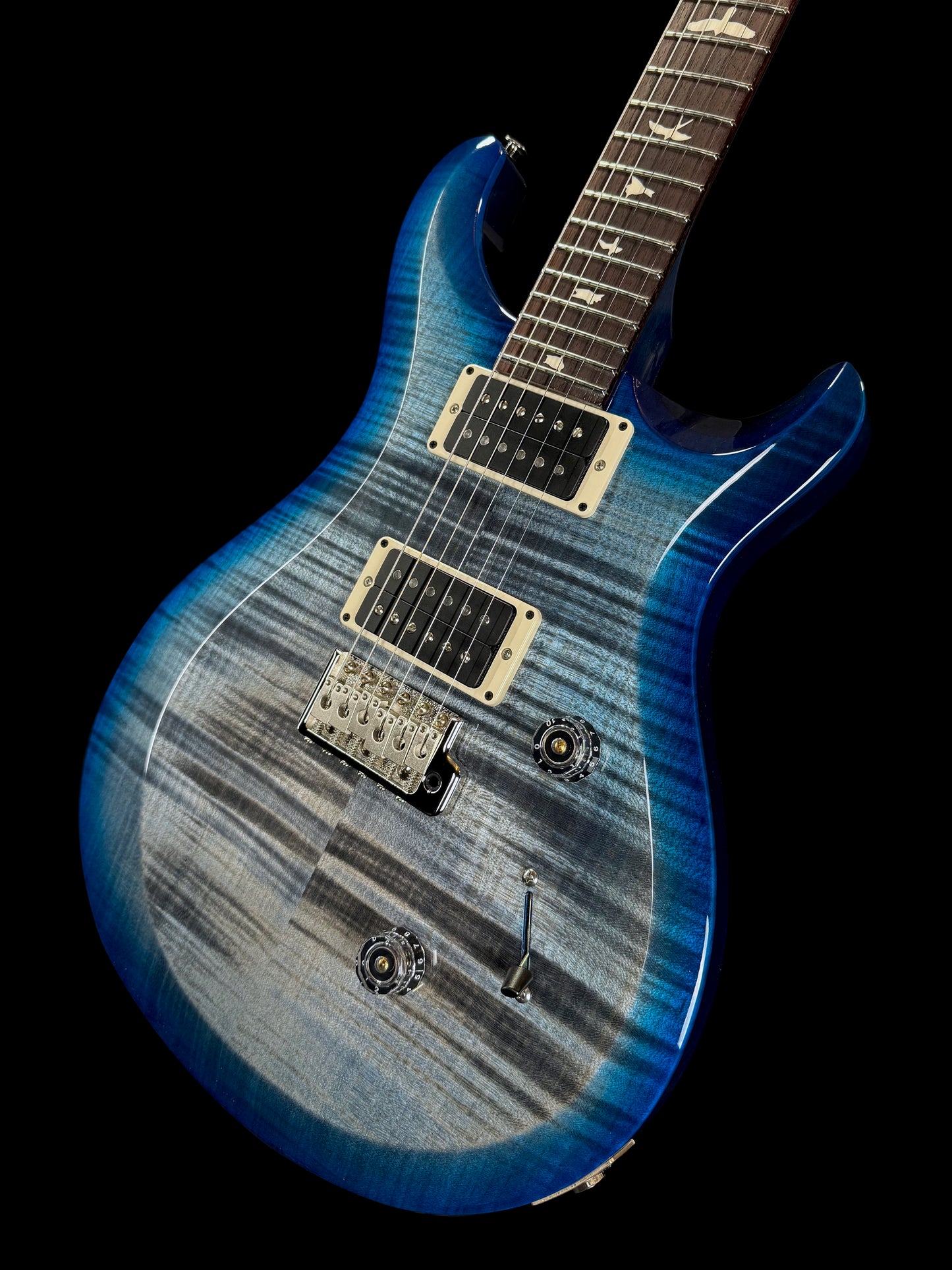 PRS S2 Custom 24 | Faded Gray Black Blue Burst