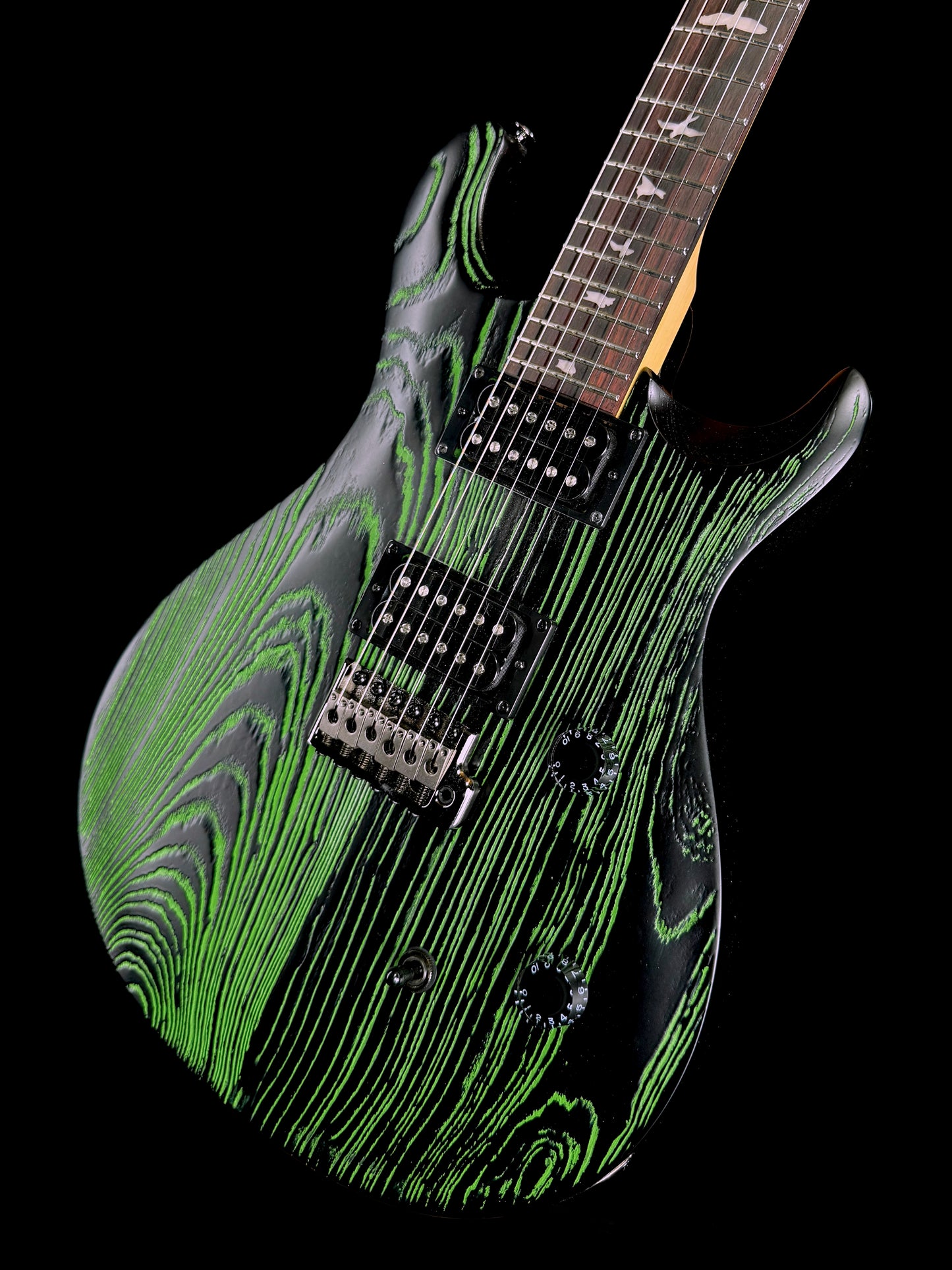 PRS SE Swamp Ash CE 24 "Sandblasted" Limited Edition | Sandblasted Green