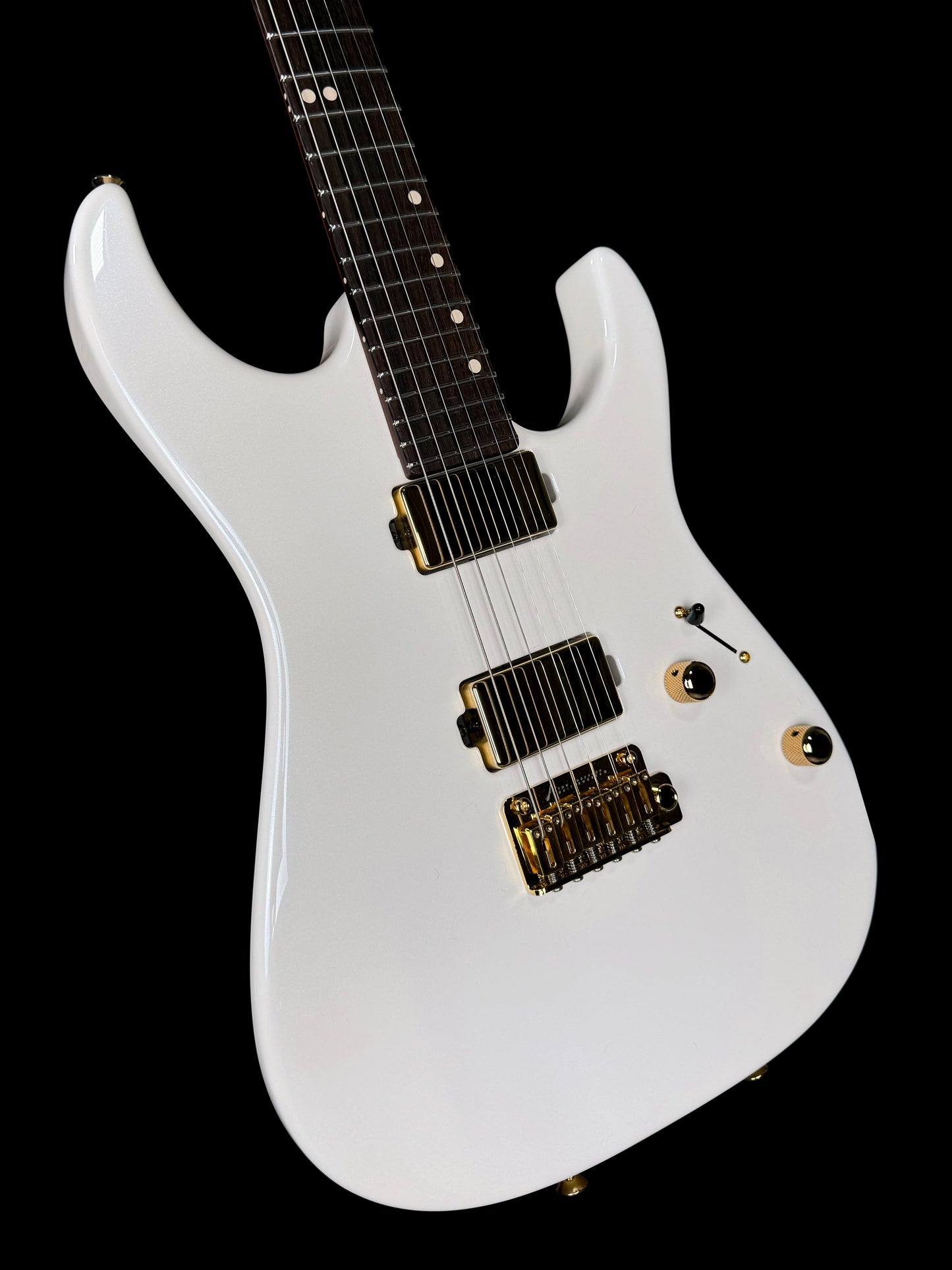 Tom Anderson Li'l Angel Player | Arctic White with Aqua Pearl