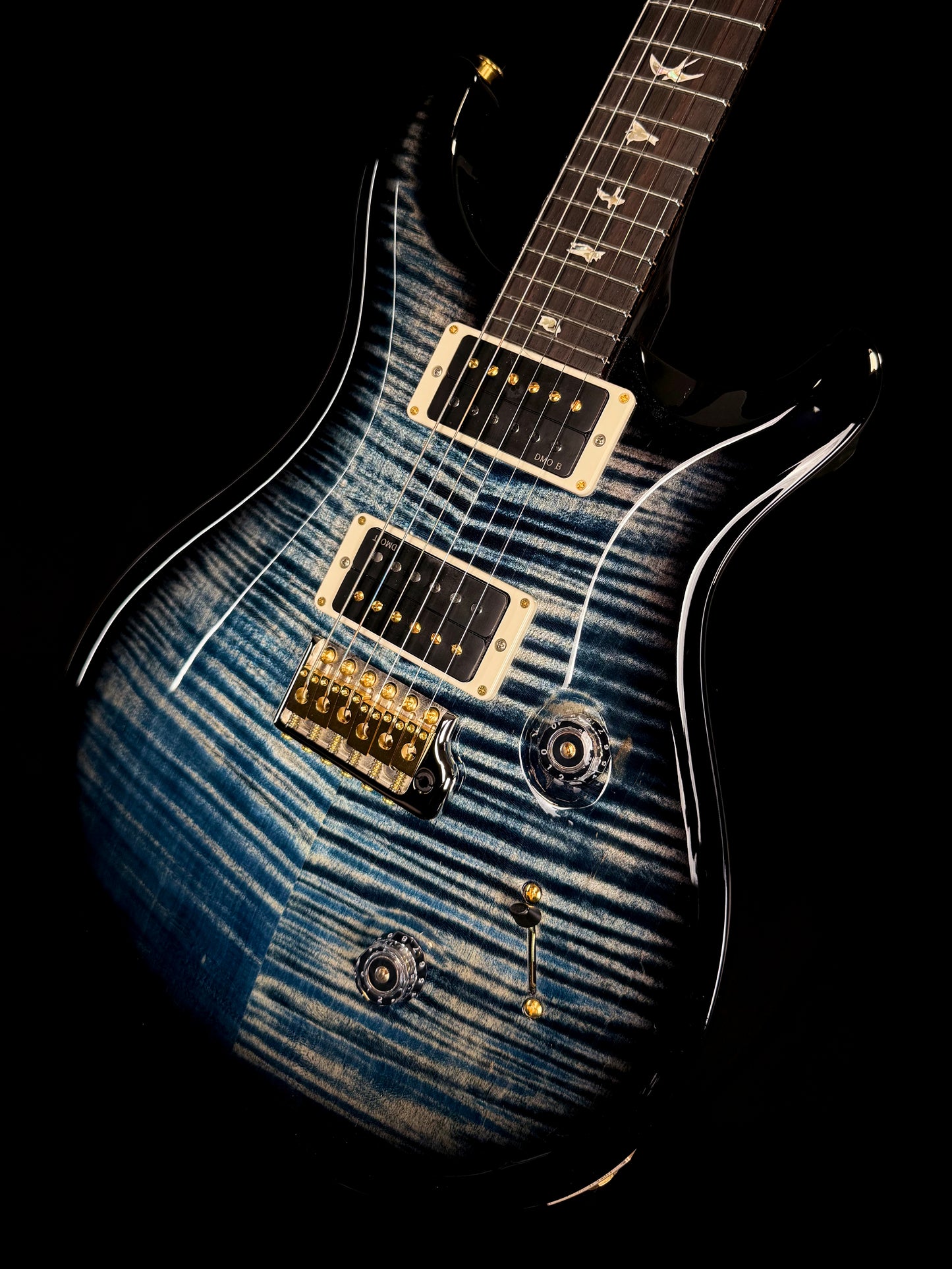 PRS Custom 24 "10 Top" | Faded Whale Blue Wraparound Smokeburst