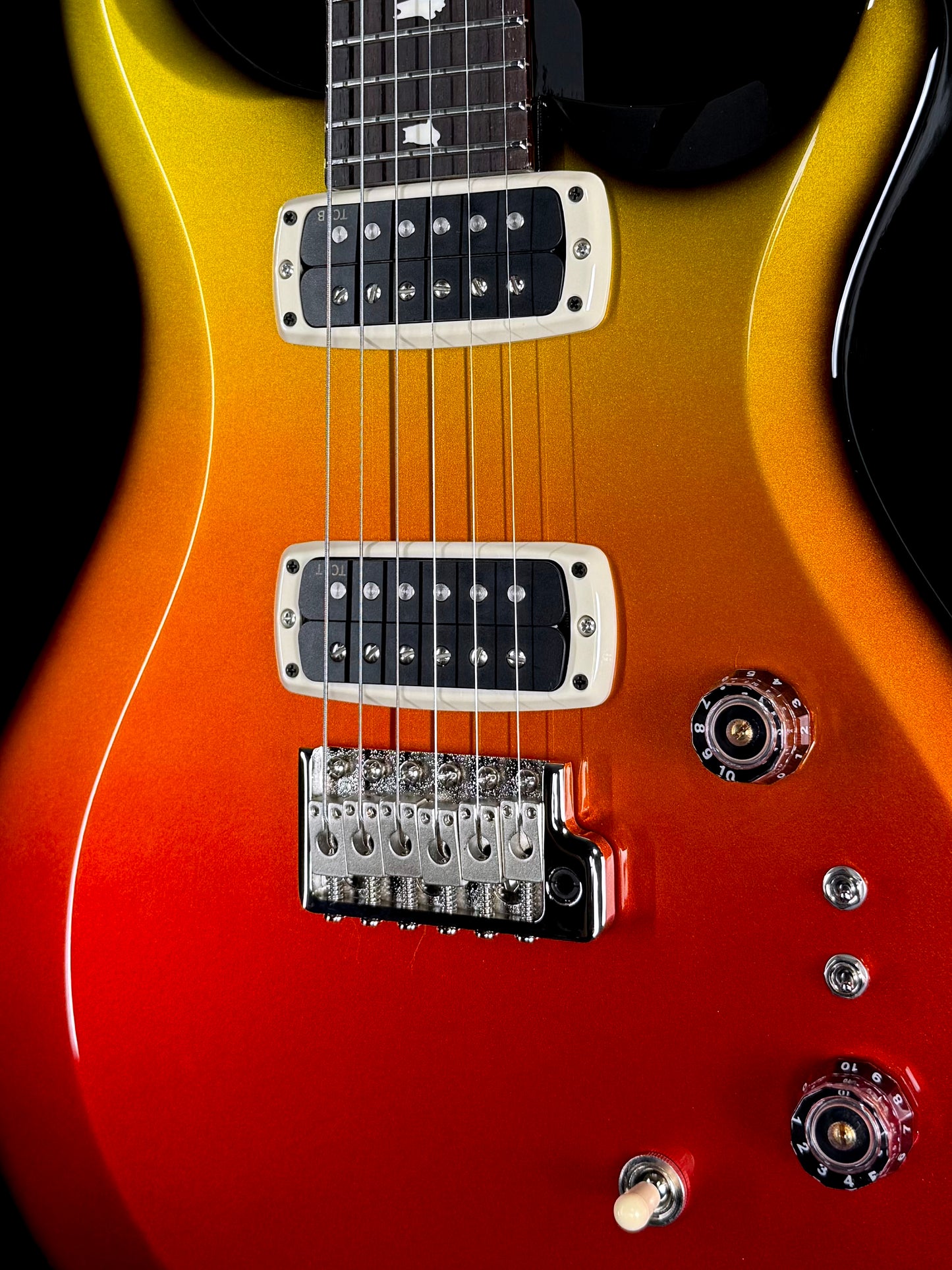 PRS S2 Custom 24-08 Sprayer's Choice | Orange/Yellow Fade Burst