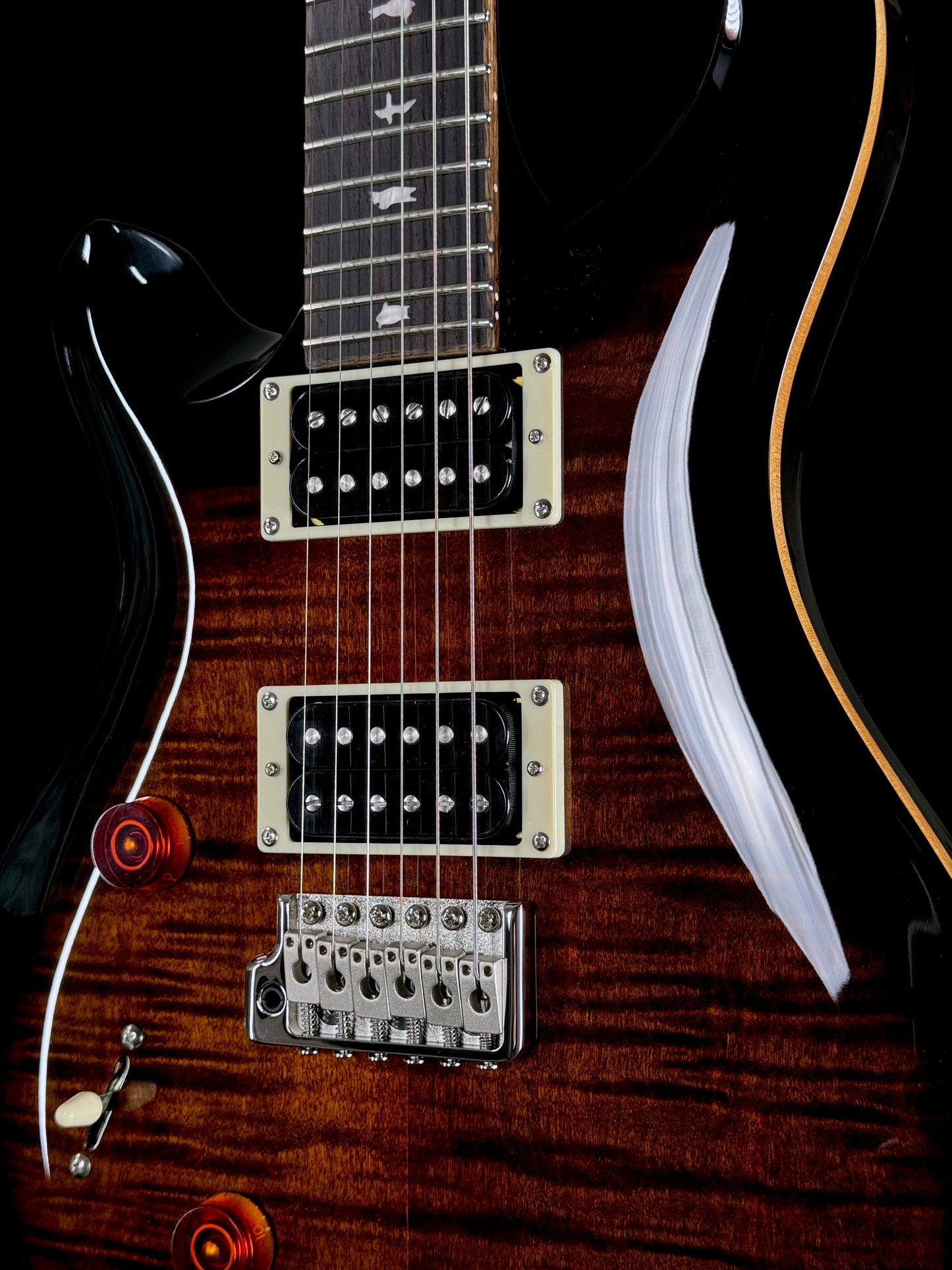 PRS SE Custom 24 "Lefty" | Black Gold Burst