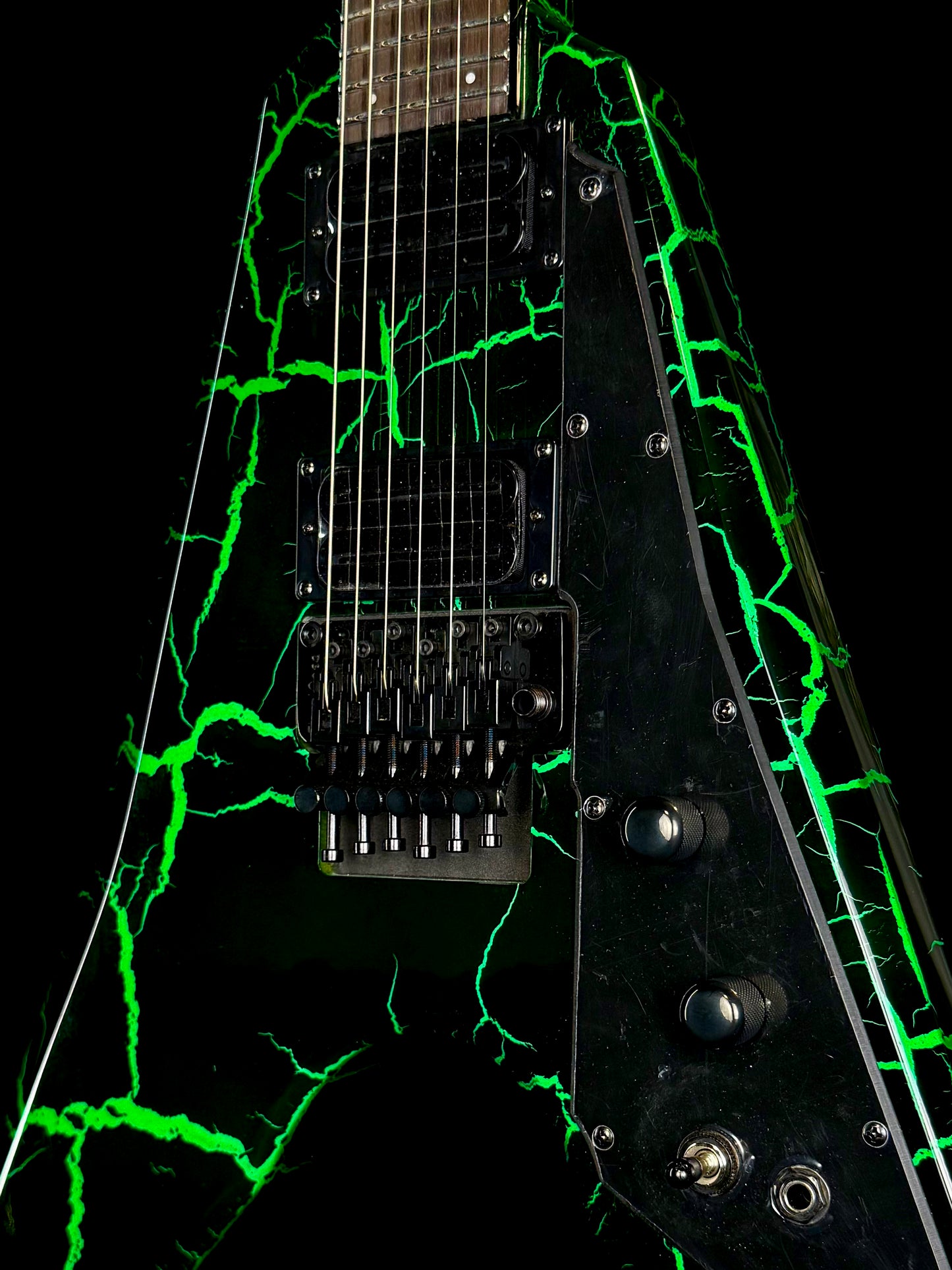 Dunable Asteroid DE | Black/Green Crackle