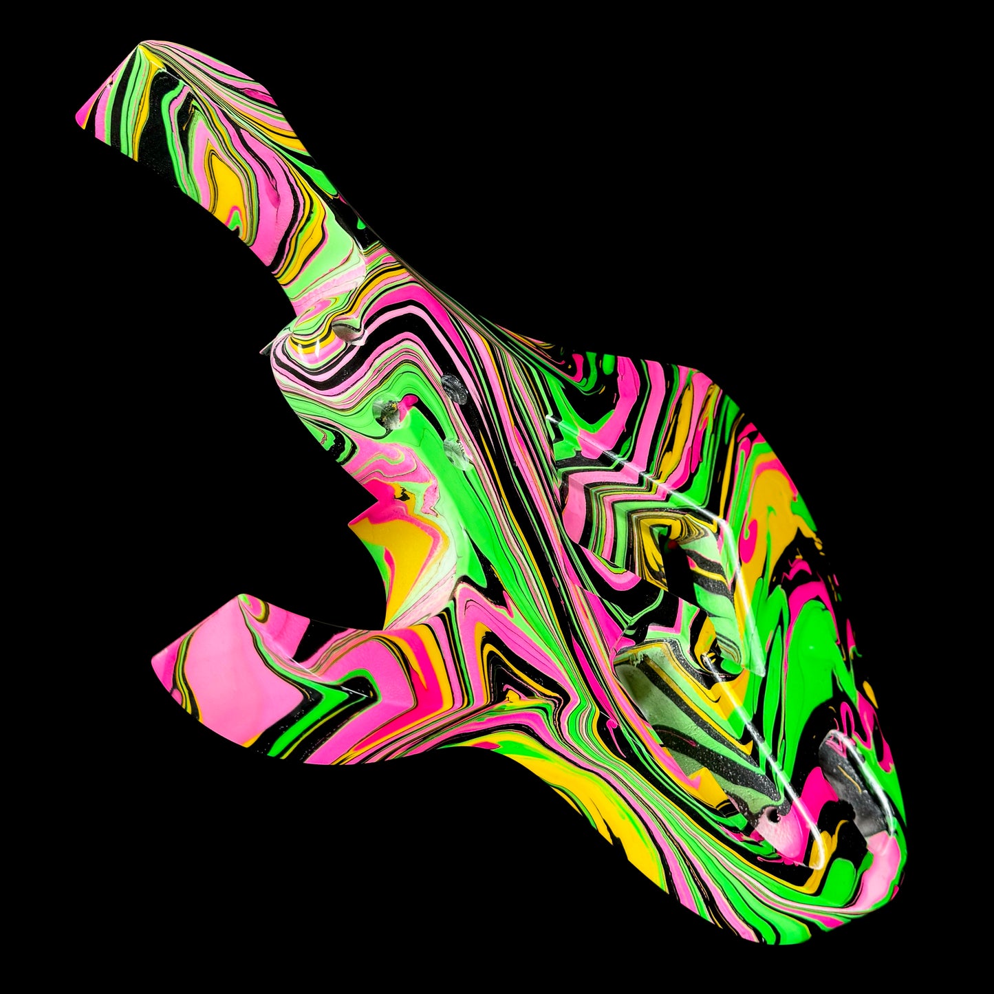 Ibanez Universe UV77REMC Inspired Body & Neck | OOTS PAW Swirl | Christopher Woods Neck