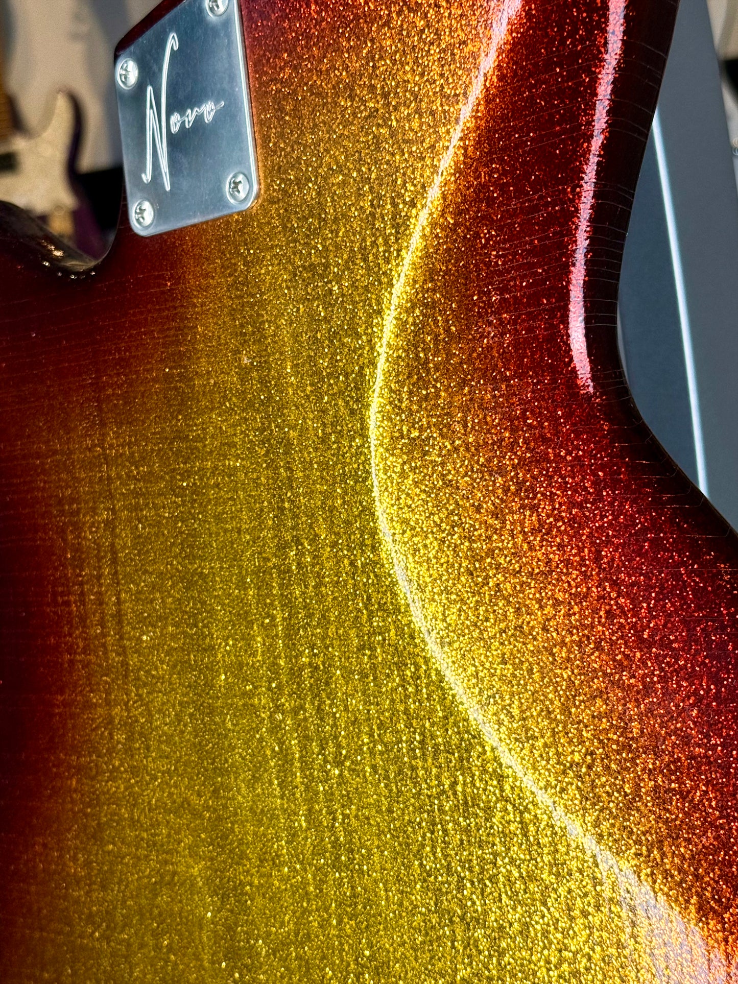 Novo Guitars Serus J Custom | Sienna Burst Sparkle