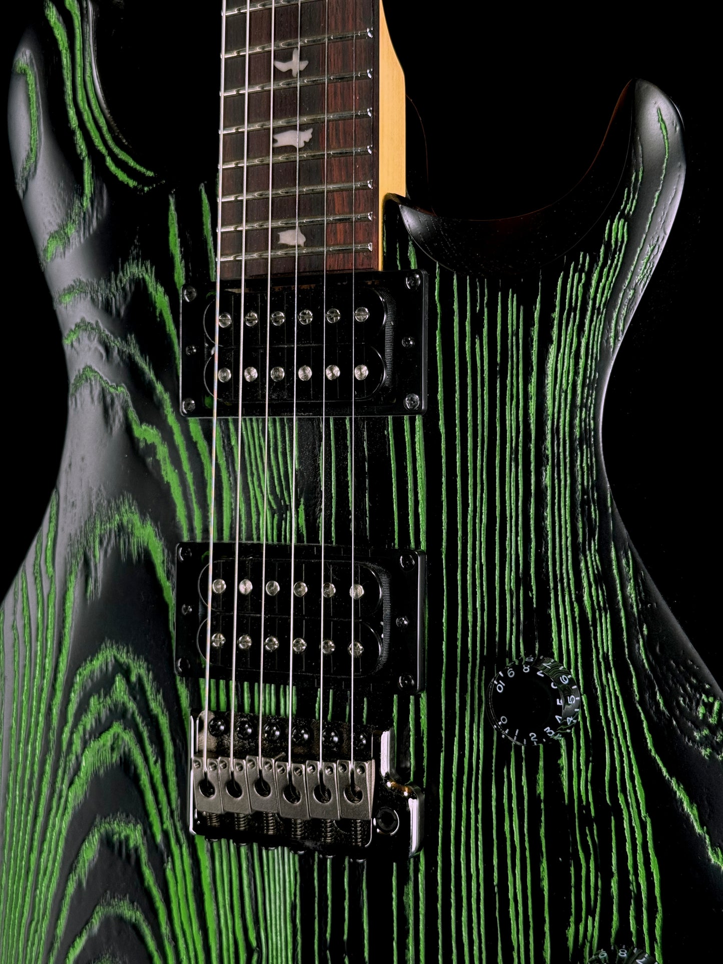 PRS SE Swamp Ash CE 24 "Sandblasted" Limited Edition | Sandblasted Green