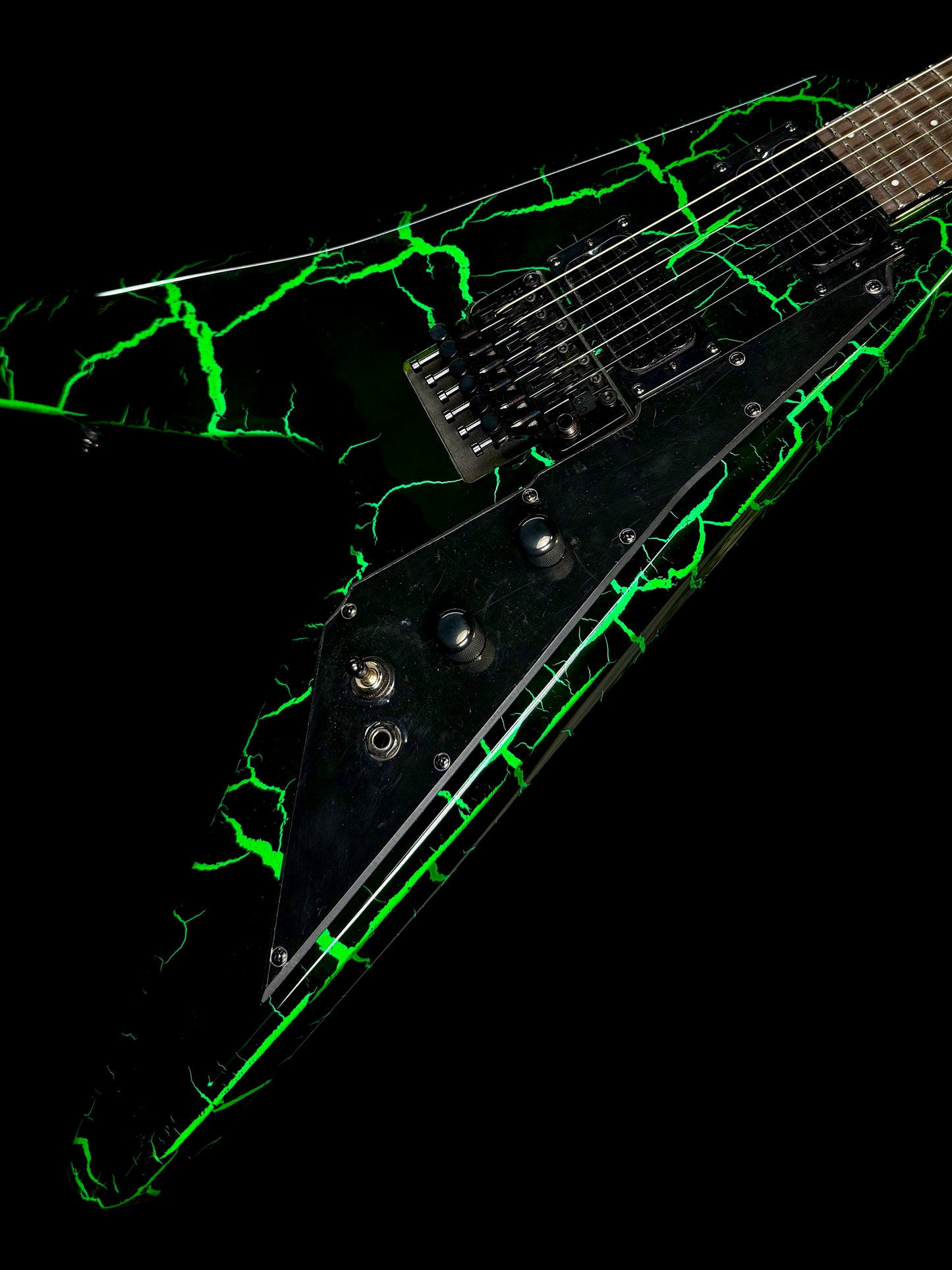 Dunable Asteroid DE | Black/Green Crackle