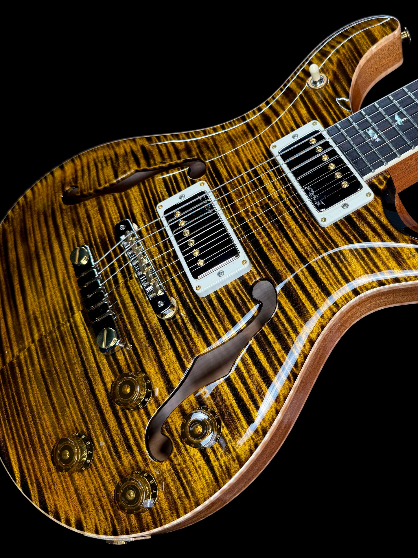 PRS McCarty 594 Hollowbody II "10 Top" | Yellow Tiger