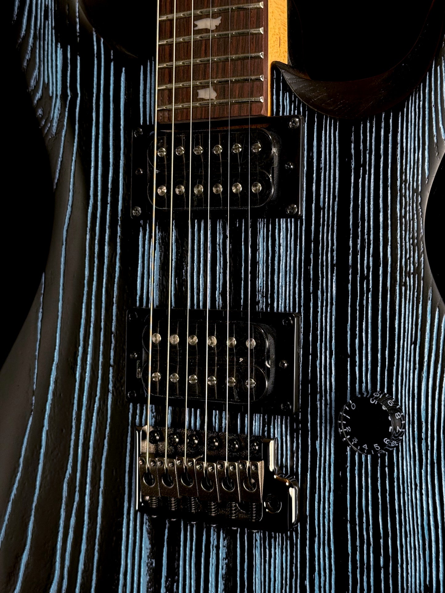 PRS SE Swamp Ash CE 24 "Sandblasted" Limited Edition | Sandblasted Blue