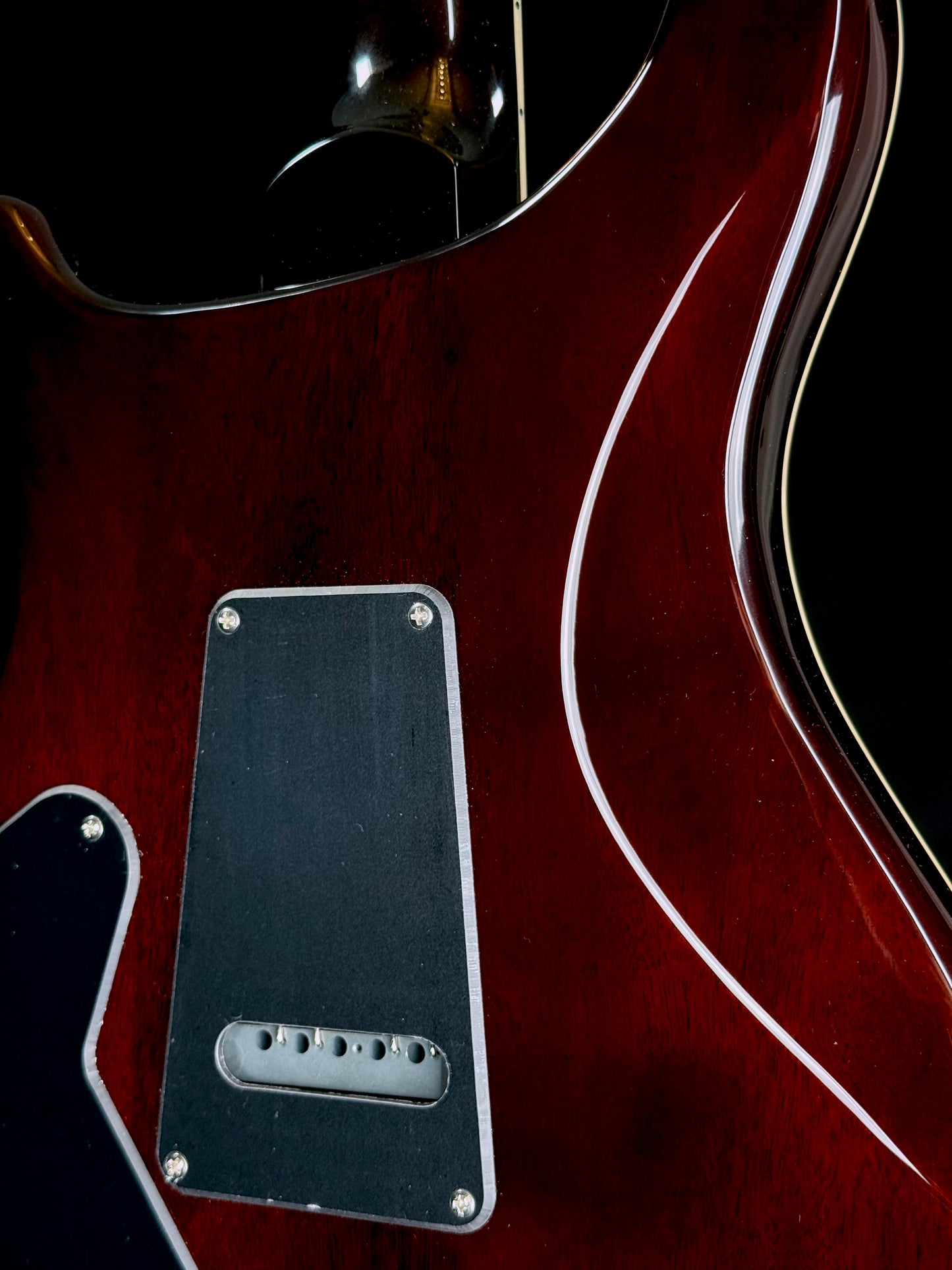 PRS SE Custom 24 Semi-Hollow Piezo | Orange Tiger Smokeburst