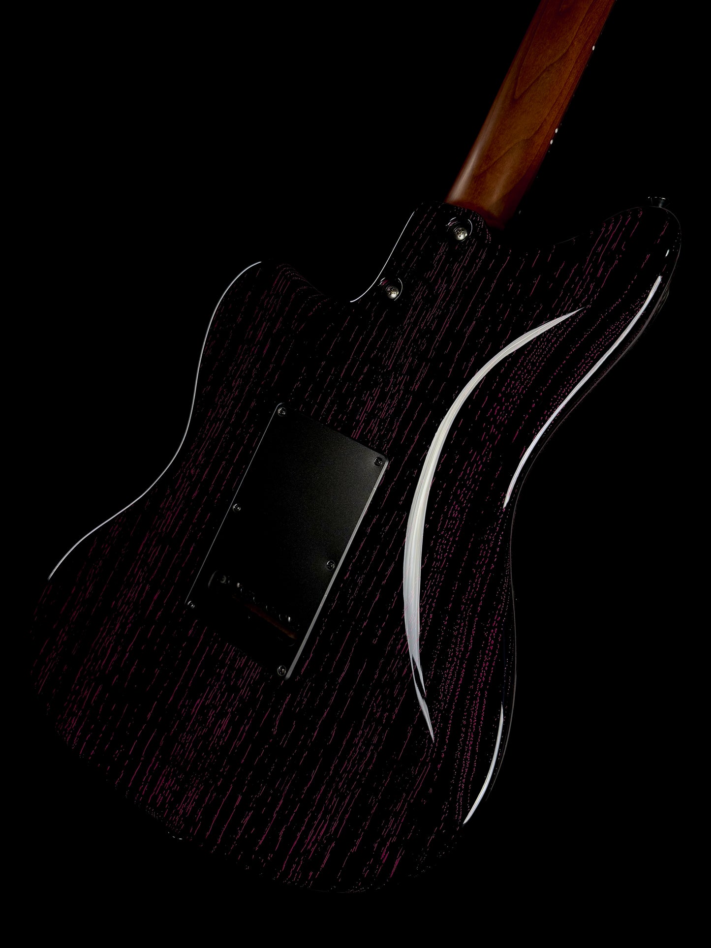 Tom Anderson Raven Classic | Black with Magenta Dog Hair