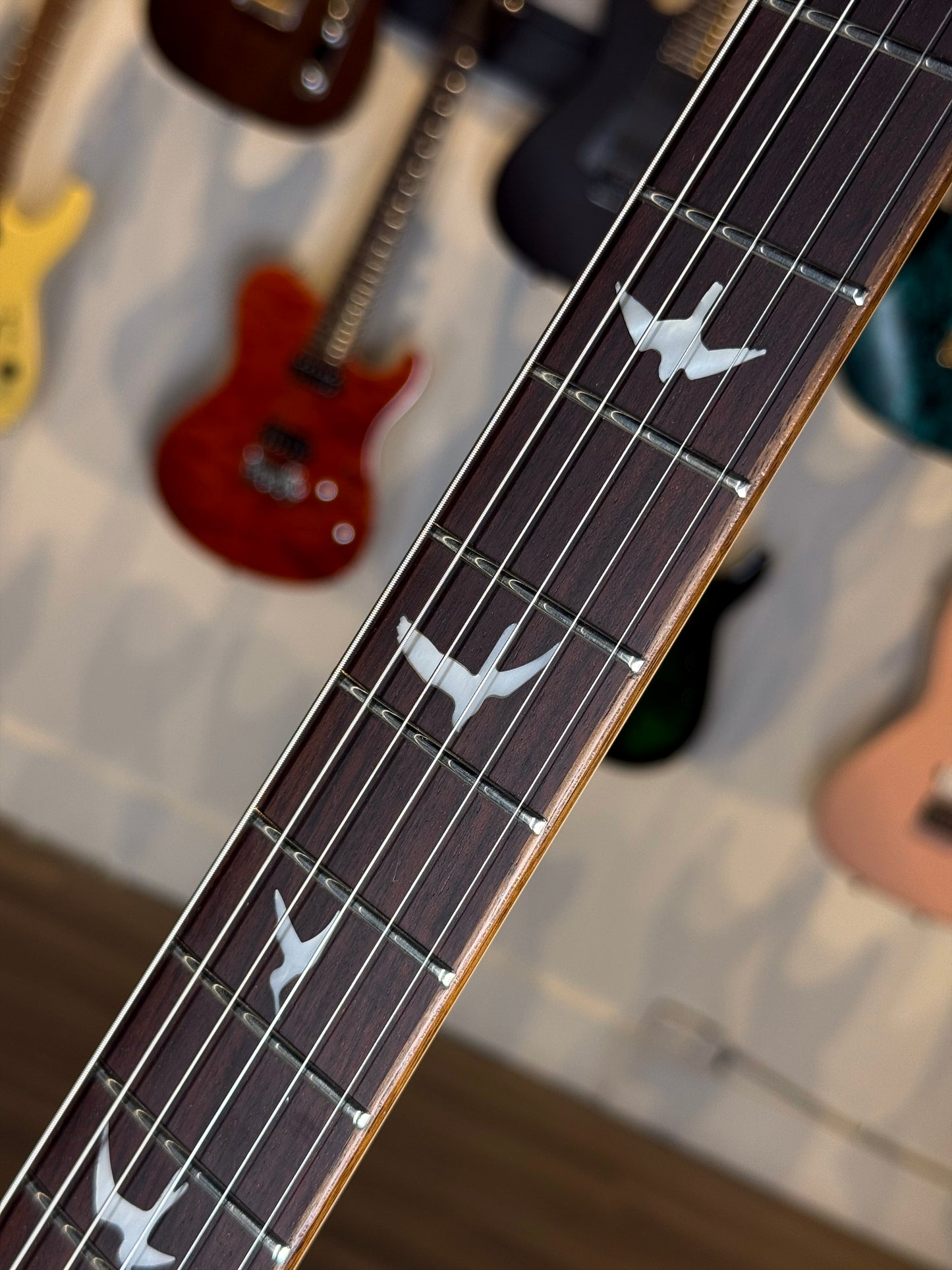 PRS SE Custom 24 | Blue Matteo/Natural Back