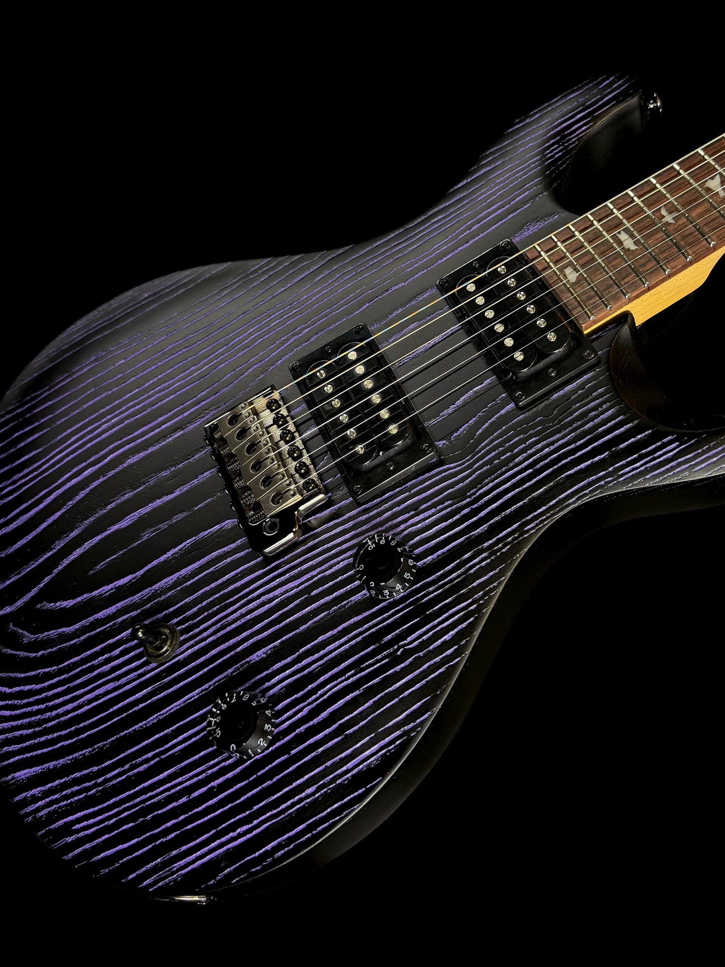 PRS SE Swamp Ash CE 24 "Sandblasted" Limited Edition | Sandblasted Purple