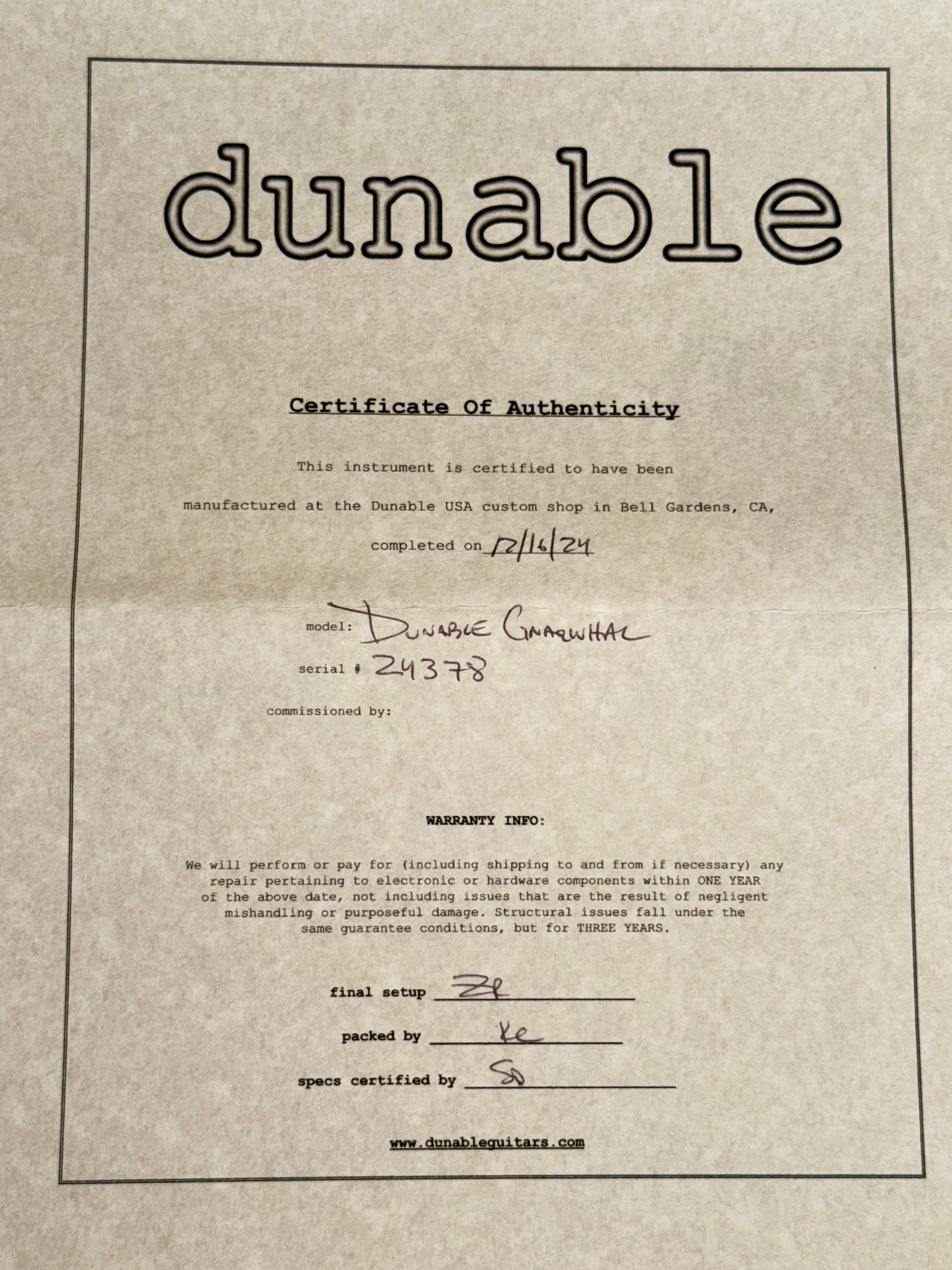 Dunable Gnarwhal USA Custom Shop | Burgundy Mist