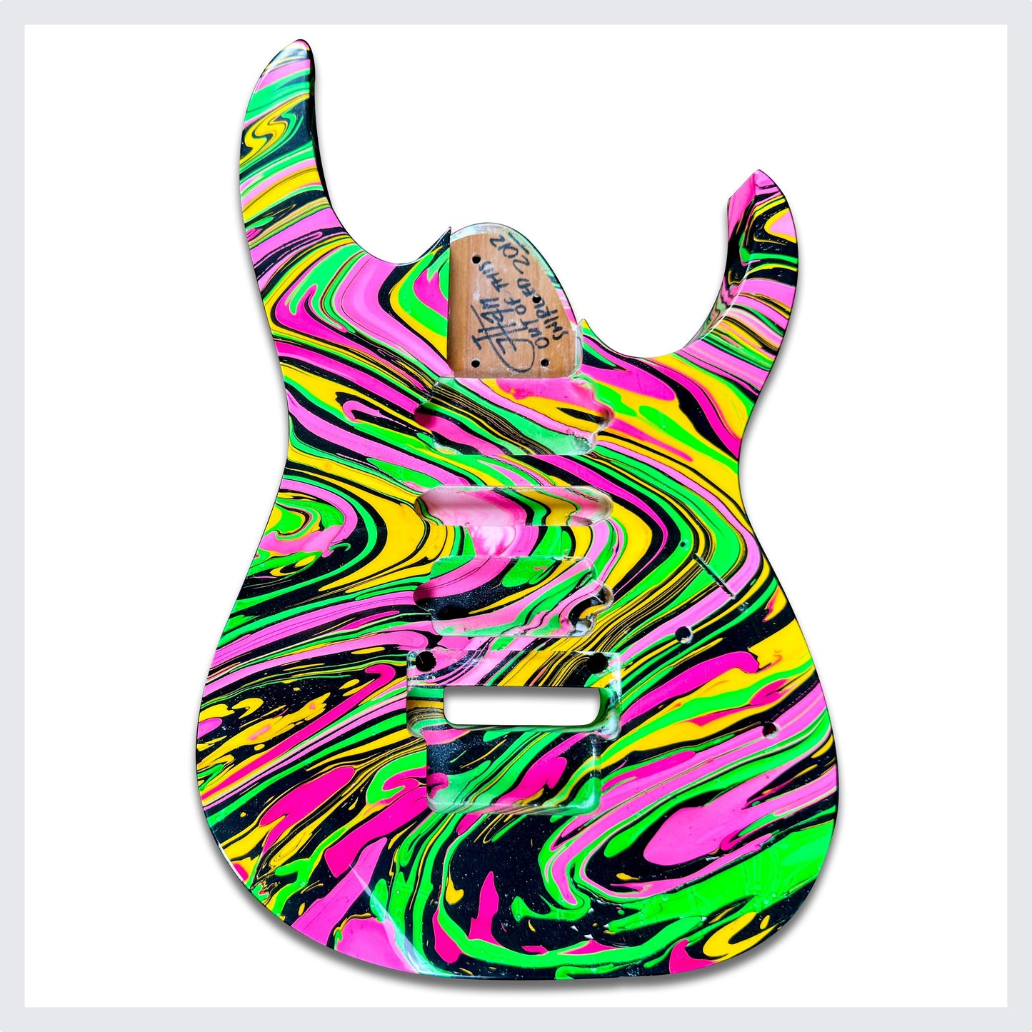 Ibanez Universe UV77REMC Inspired Body & Neck | OOTS PAW Swirl | Christopher Woods Neck
