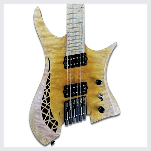 OD Guitars Minerva | Matte Amber Mid Burst