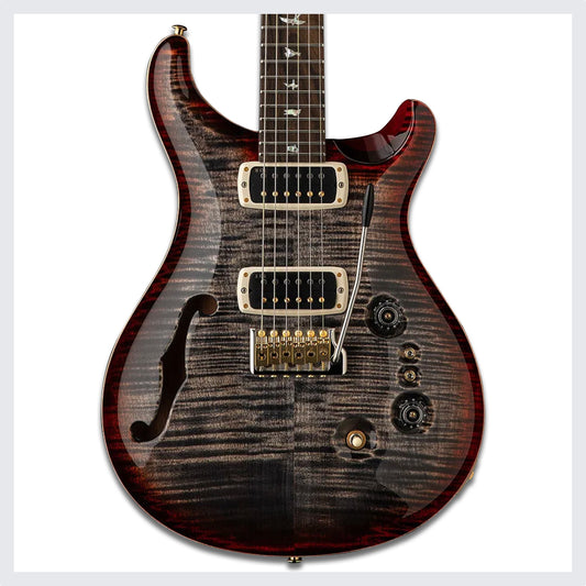 PRS Custom 24-08 Semi-Hollow 40th Anniversary Limited Edition | Charcoal Cherry Burst
