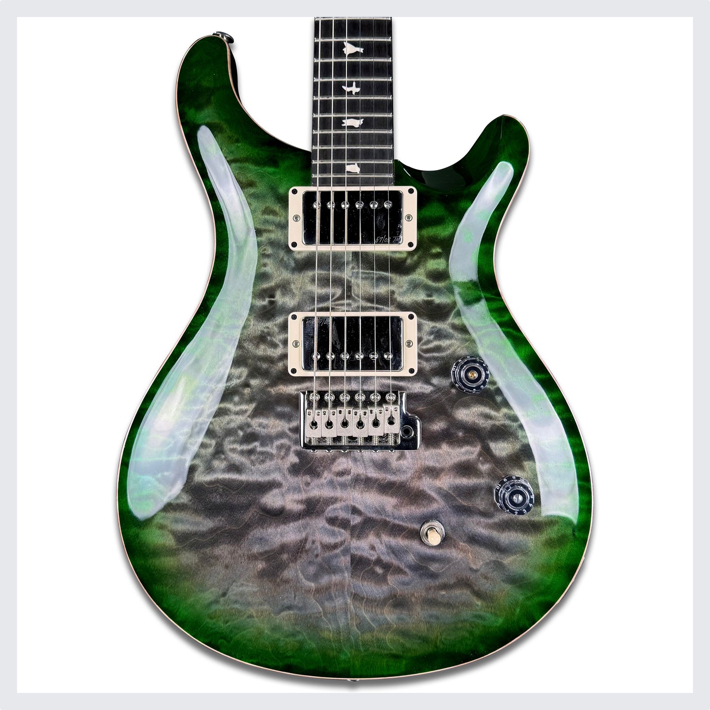PRS CE 24 Quilt Limited Edition | Faded Grey Black Green Burst (Pre-Owned)
