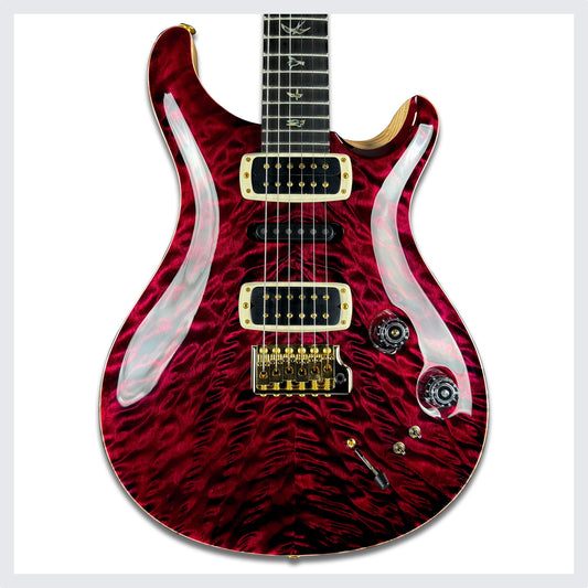 PRS Modern Eagle V "10 Top" Wood Library | Red Tiger