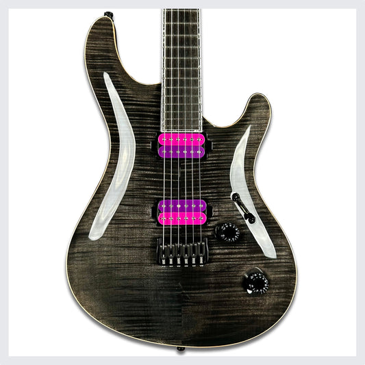 Mayones Regius Core Classic 6 | Trans Black Gloss