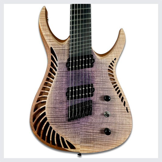 OD Guitars Venus 7 | Matte Purple Mid Burst