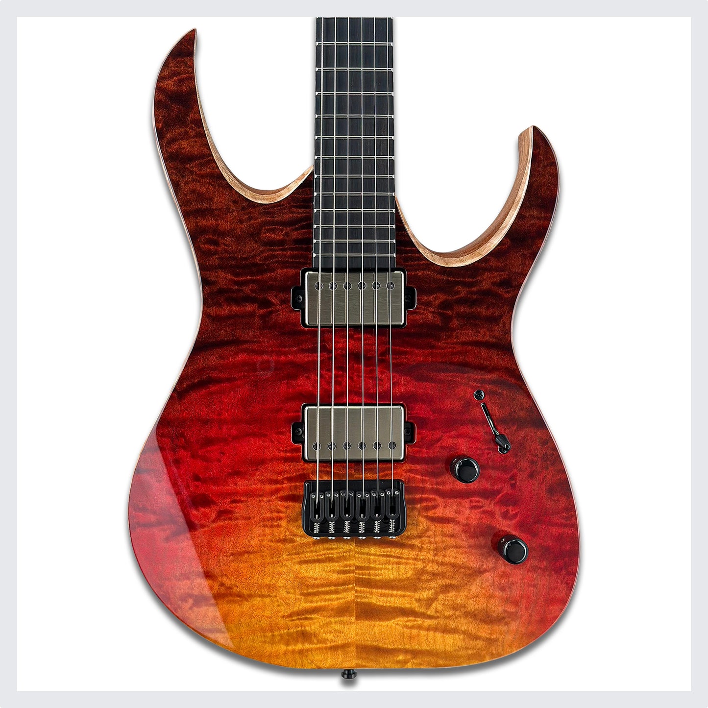 Mayones Duvell Elite 6 | Custom Color Fire Fade