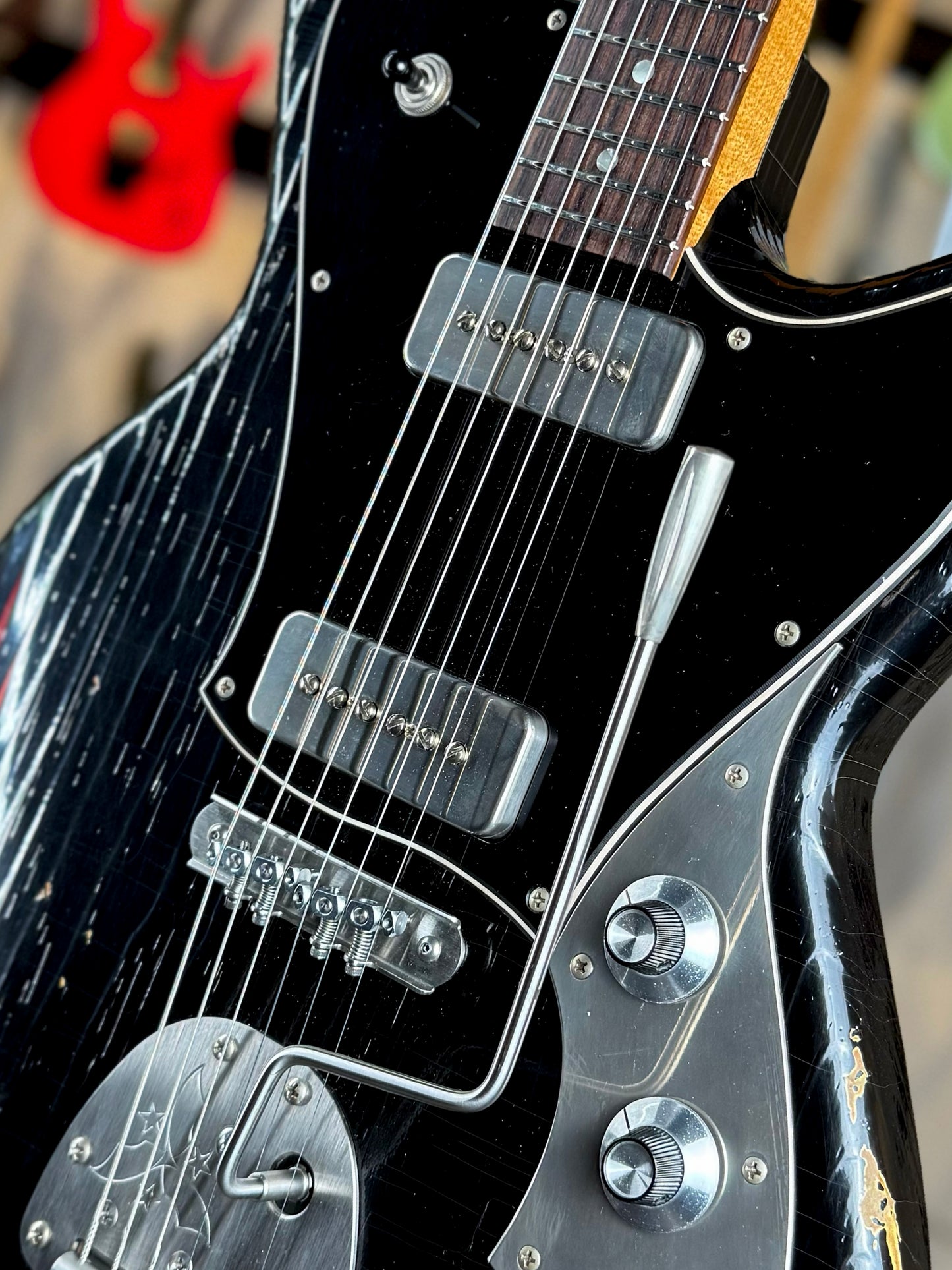 Novo Guitars Serus J NAMM 2026 Dealer Limited Edition | Bull Black over '64 3-Tone Burst