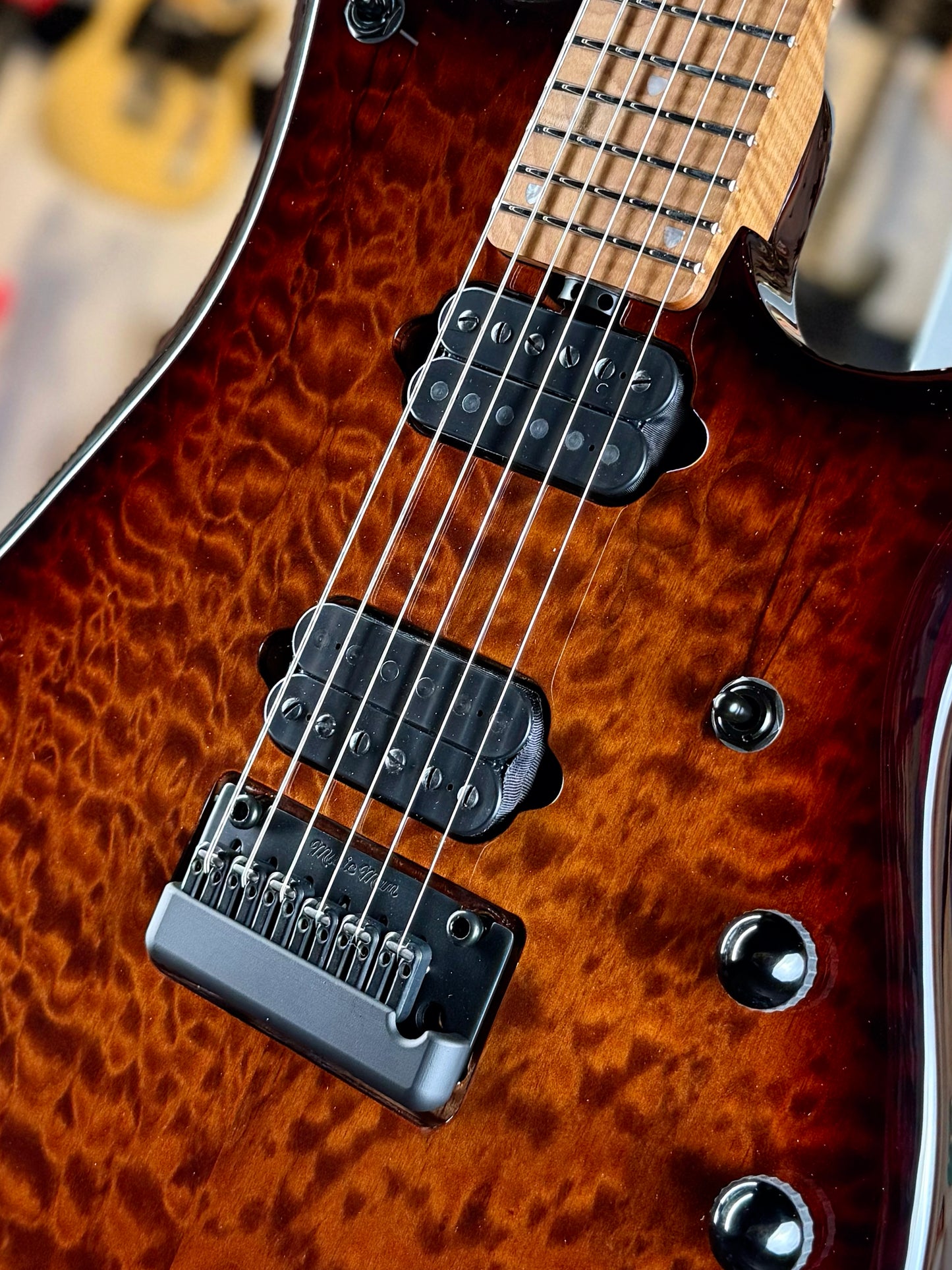 Ernie Ball Music Man JP15 | Amber Waves Quilt