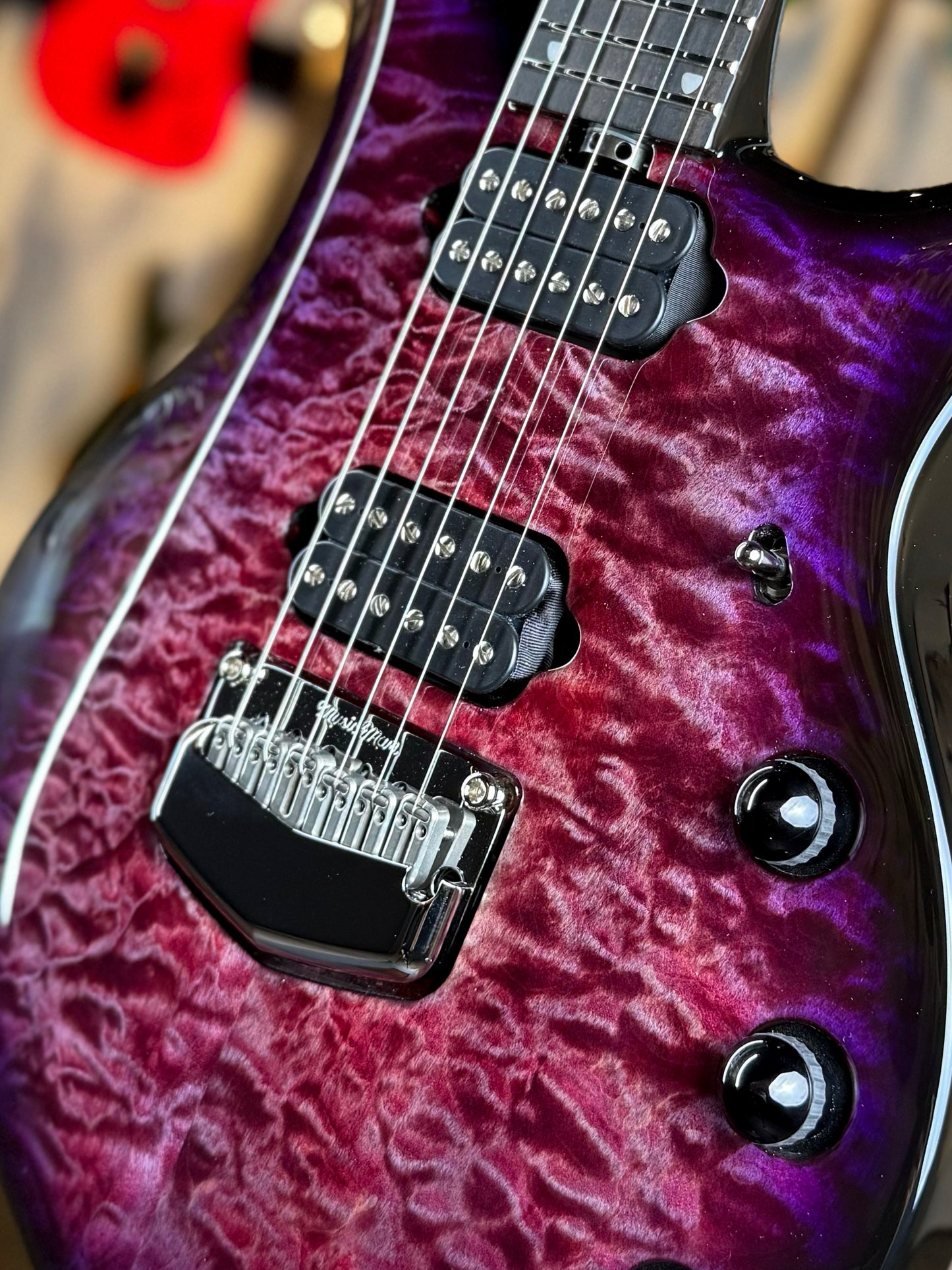 Ernie Ball Music Man Majesty 6 Premium Select | Purple Nebula II