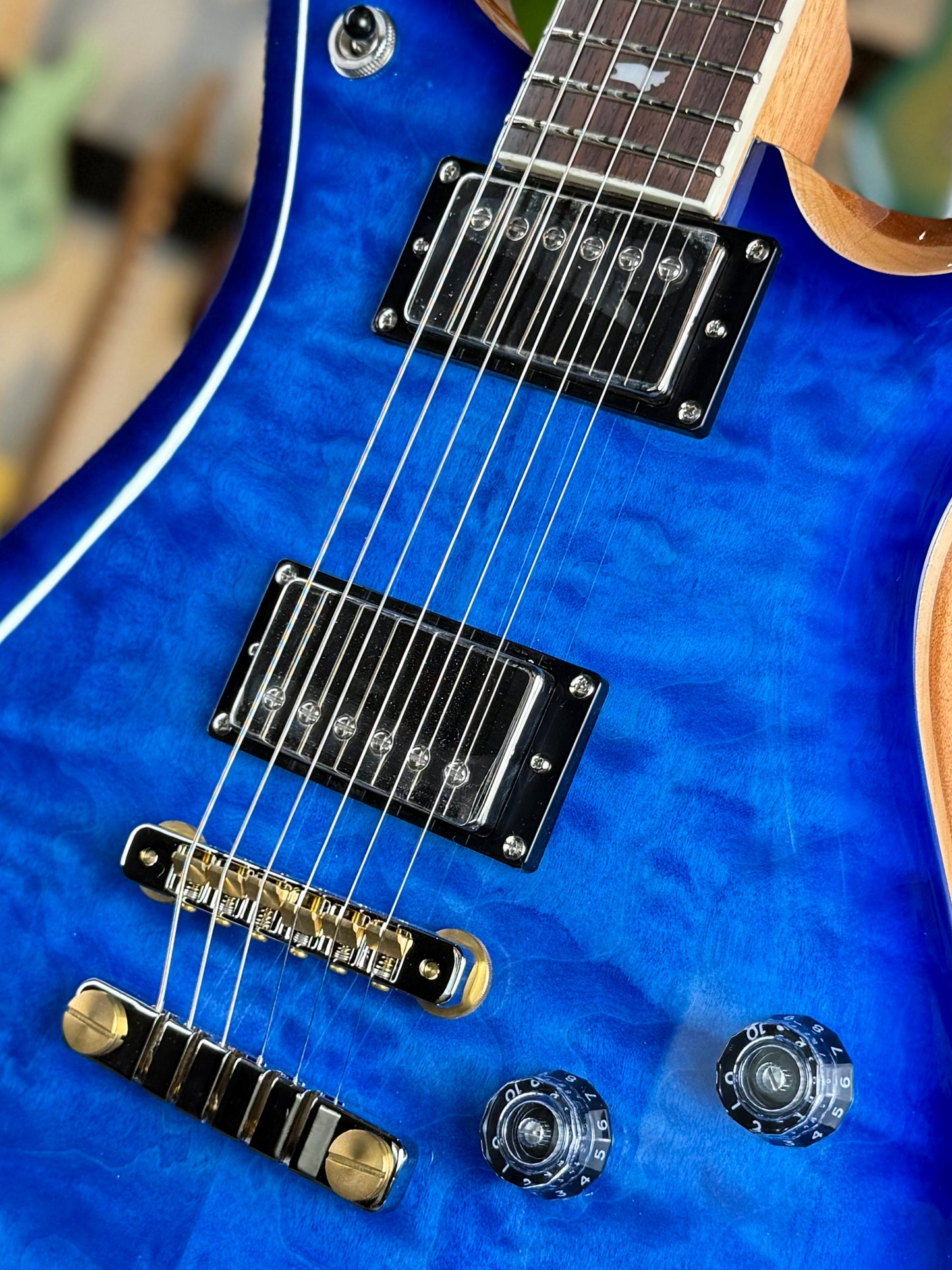 PRS SE McCarty 594 Quilt | Faded Blue Burst