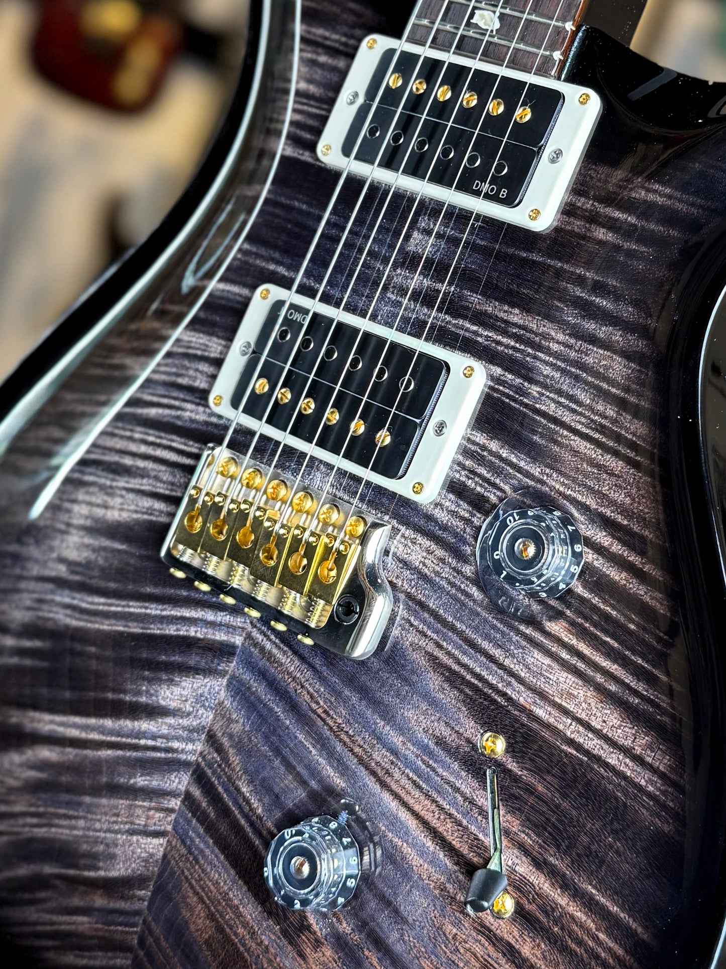 PRS Custom 24 "10 Top" | Purple Mist Wraparound Smokeburst