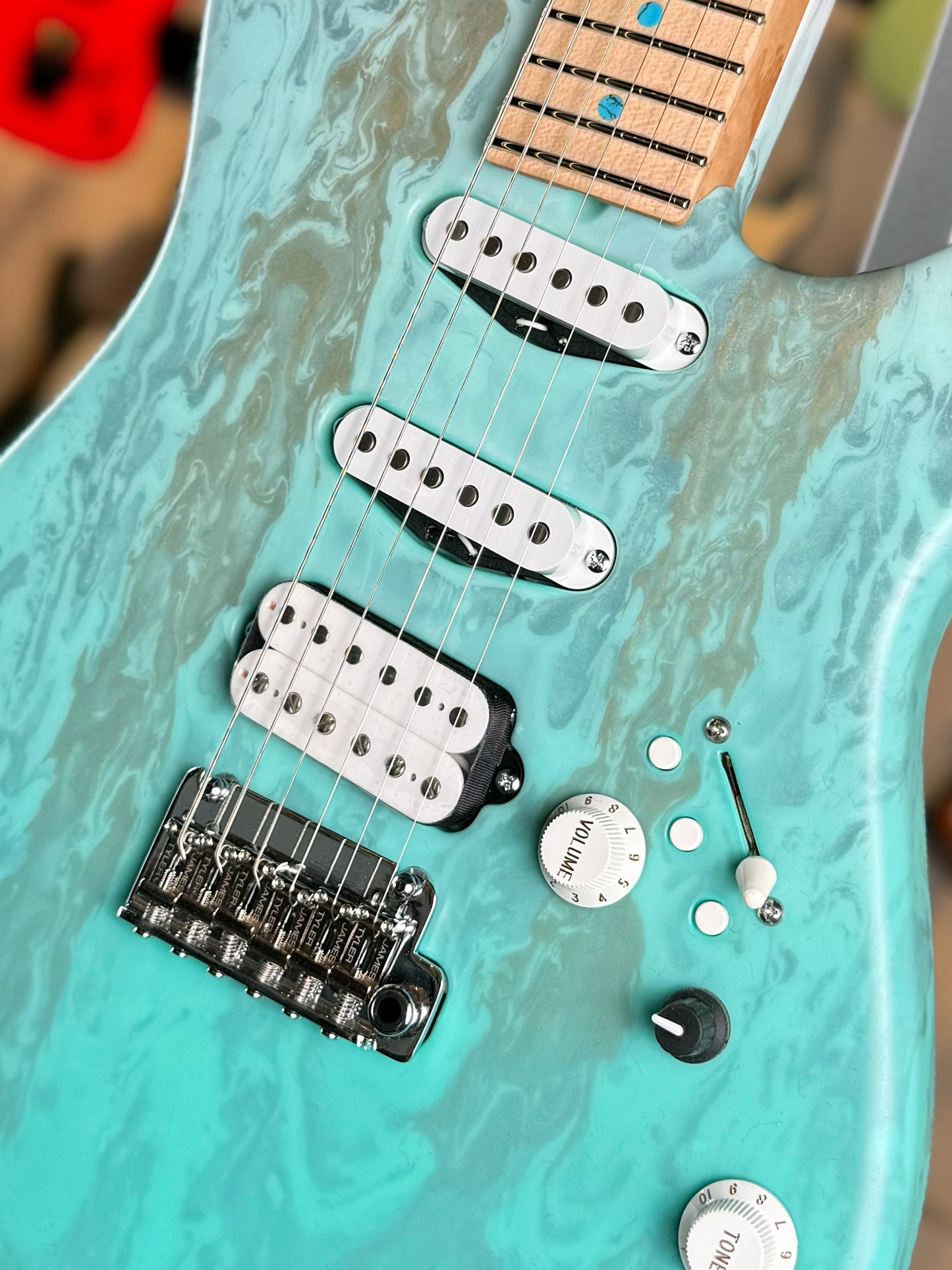 James Tyler Guitars Studio Elite HDX | Sea Dragon Fade Shmear