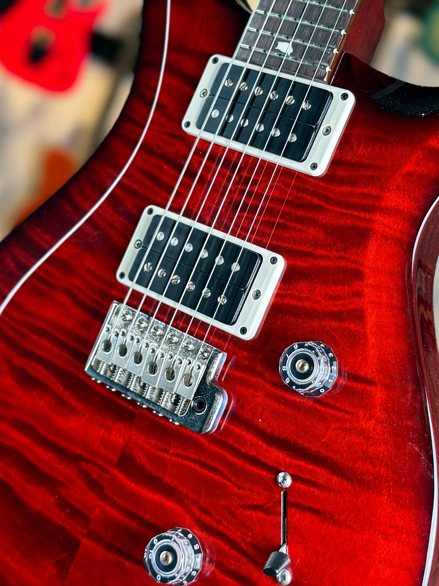 PRS S2 Custom 24 | Fire Red Burst