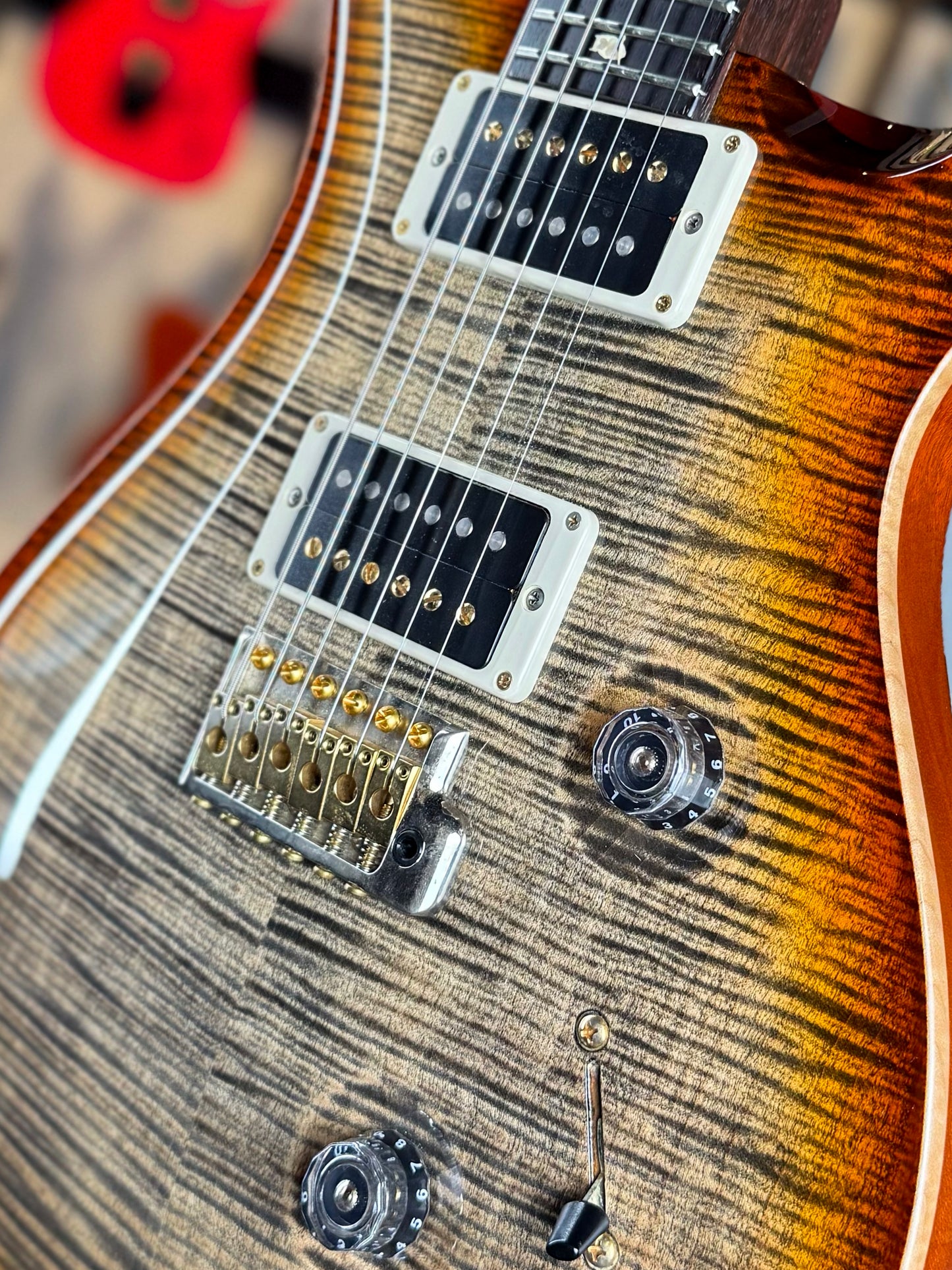 PRS Custom 24 "10 Top" Rosewood Neck | Burnt Maple Leaf (Pre-Owned)