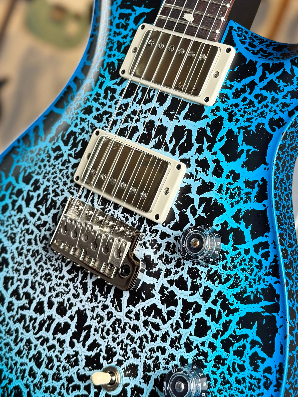 PRS CE 24 Sprayer's Choice | Ice Blue Crackle