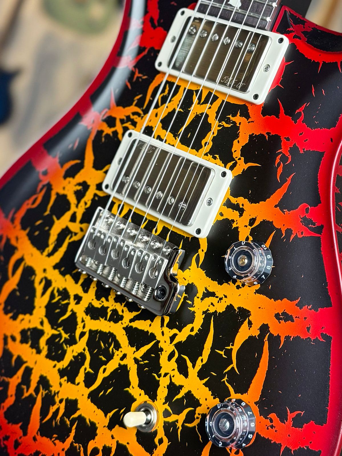 PRS CE 24 Sprayer's Choice | Sunburst Crackle