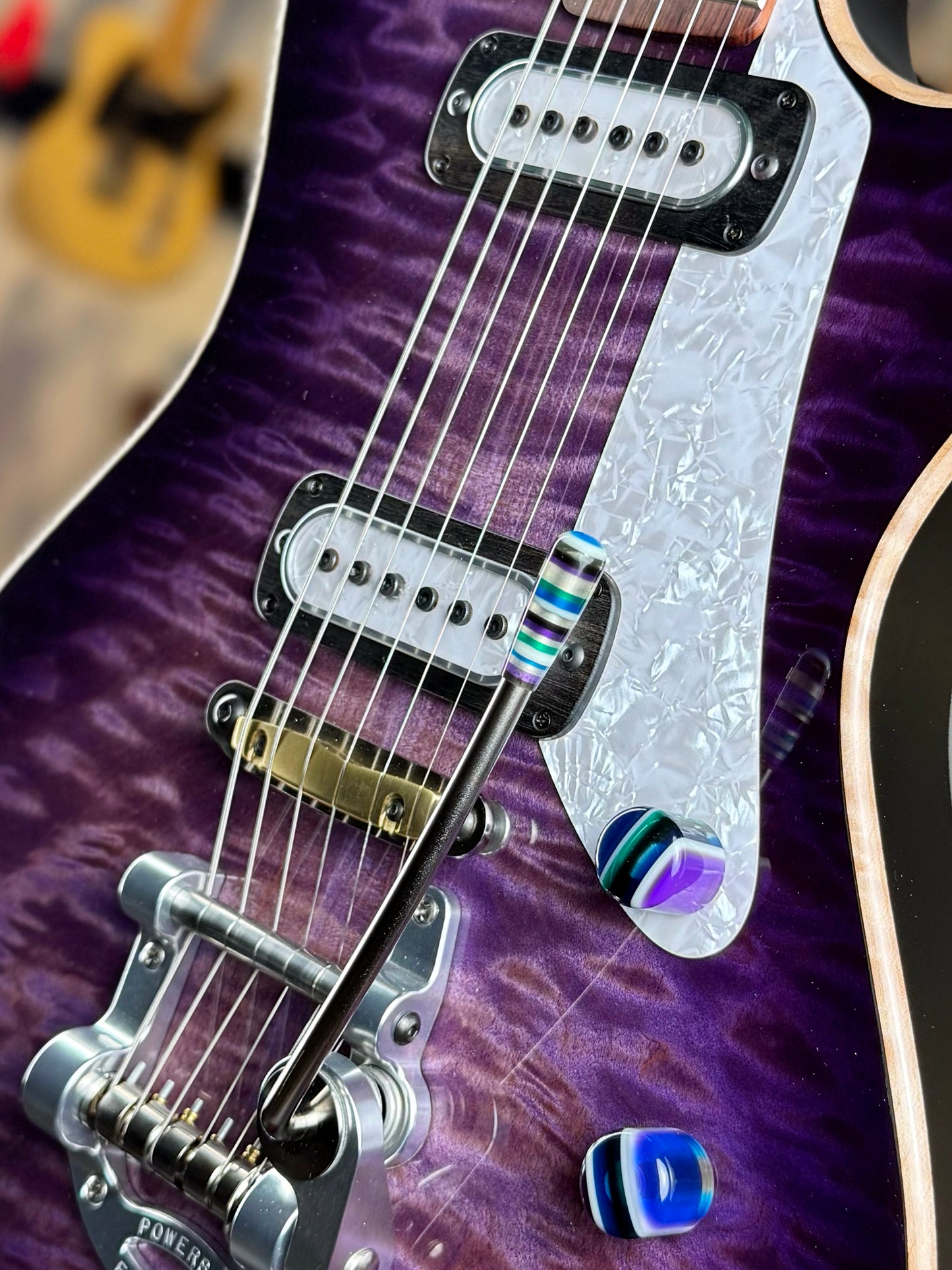 Powers Electric A-Type Select Maple | Ube Burst Quilt