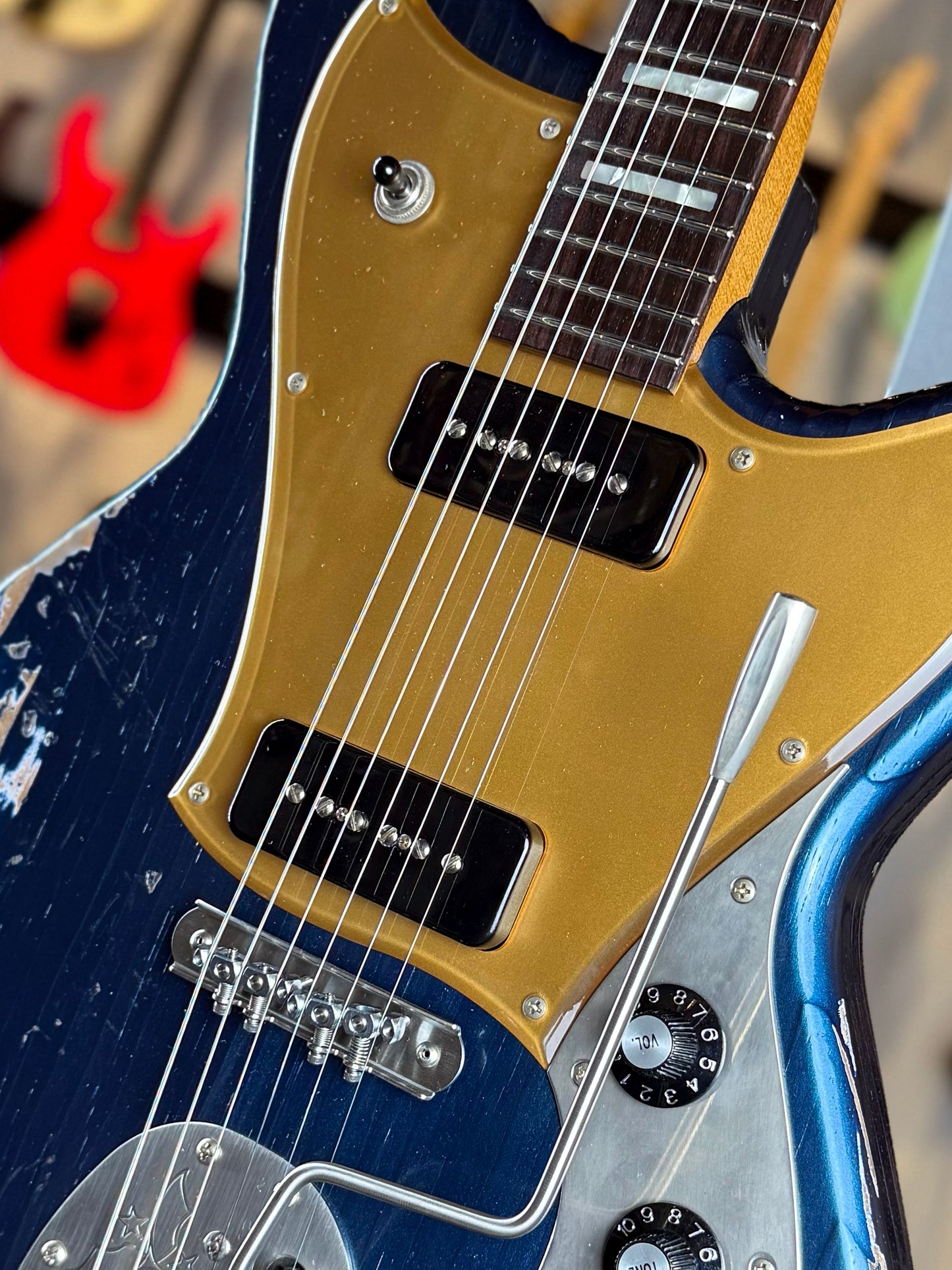 Novo Guitars Serus J Custom | Lake Como Blue